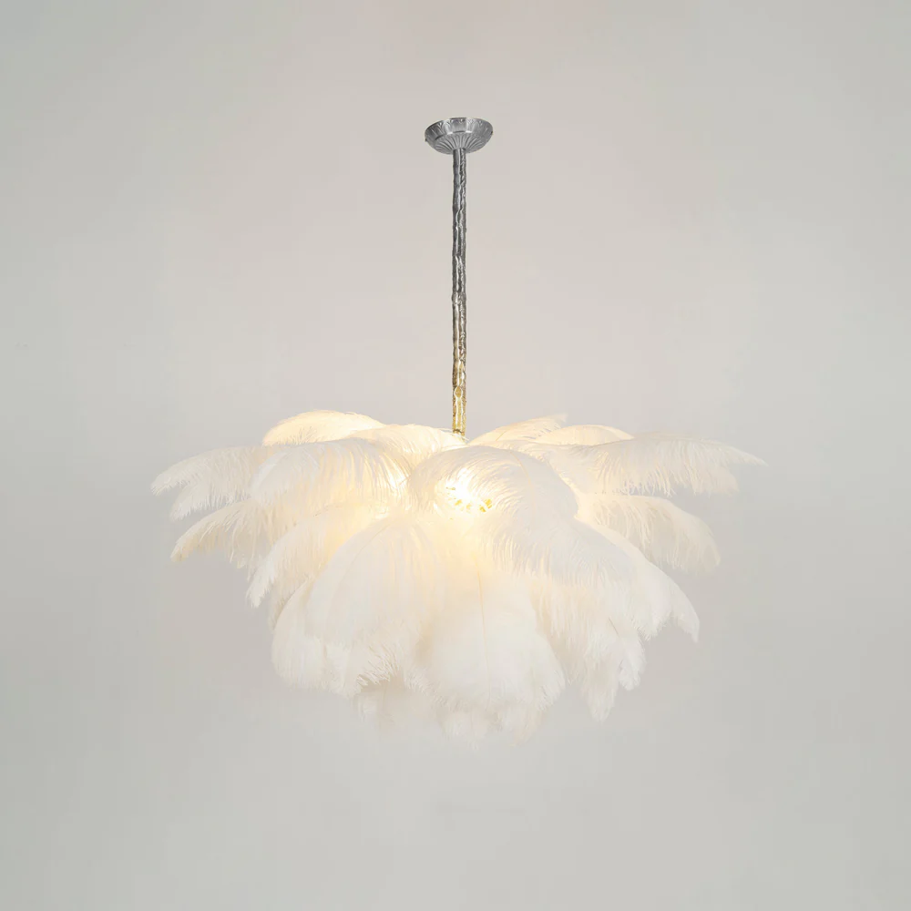 Ostrich Feather Chandelier - Image 182