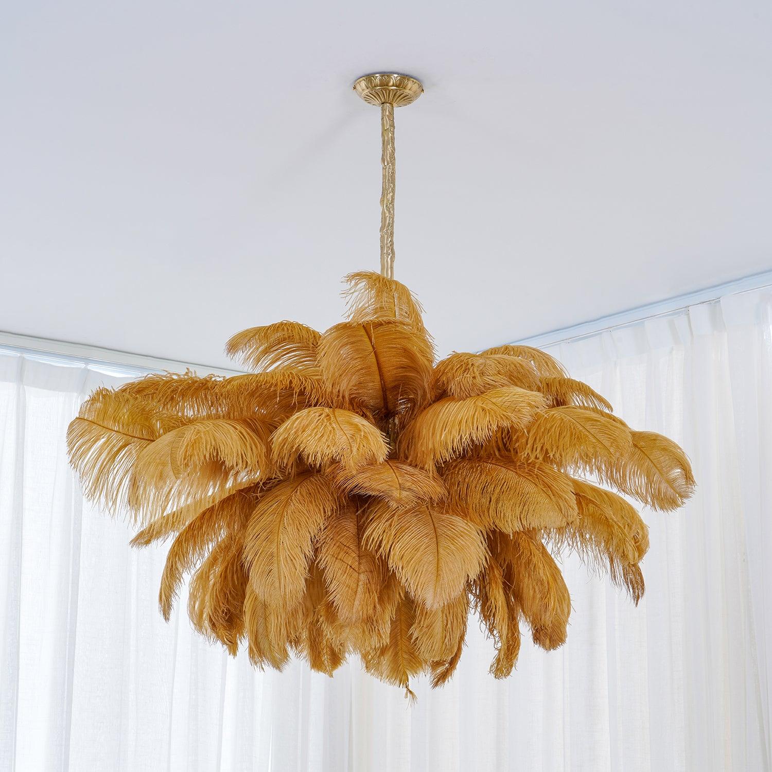 Ostrich Feather Chandelier - Image 20