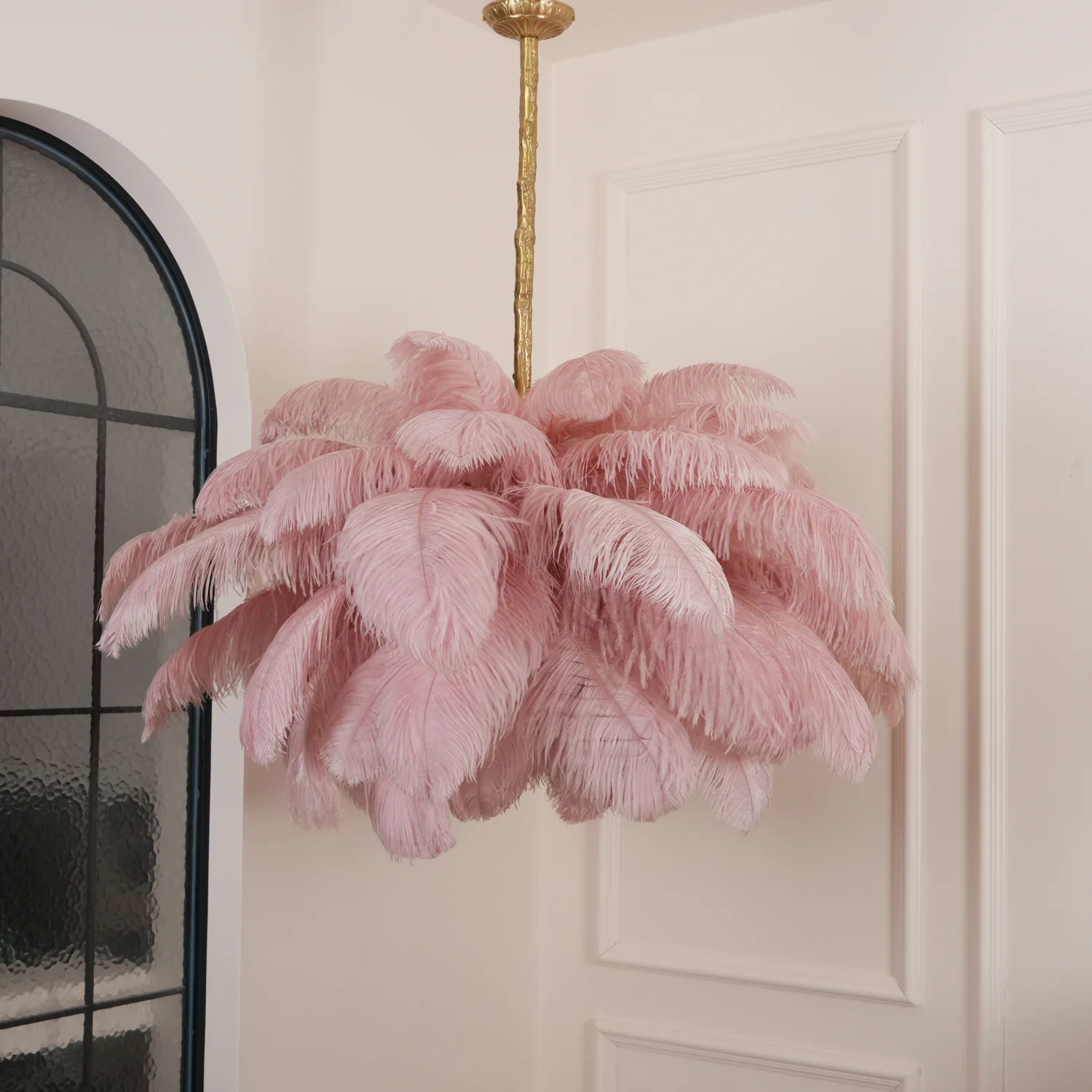 Ostrich Feather Chandelier - Image 201
