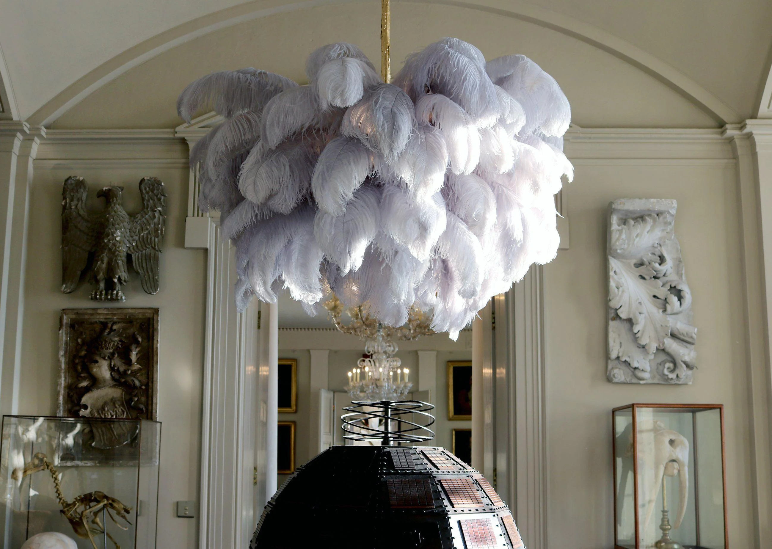Ostrich Feather Chandelier - Image 34