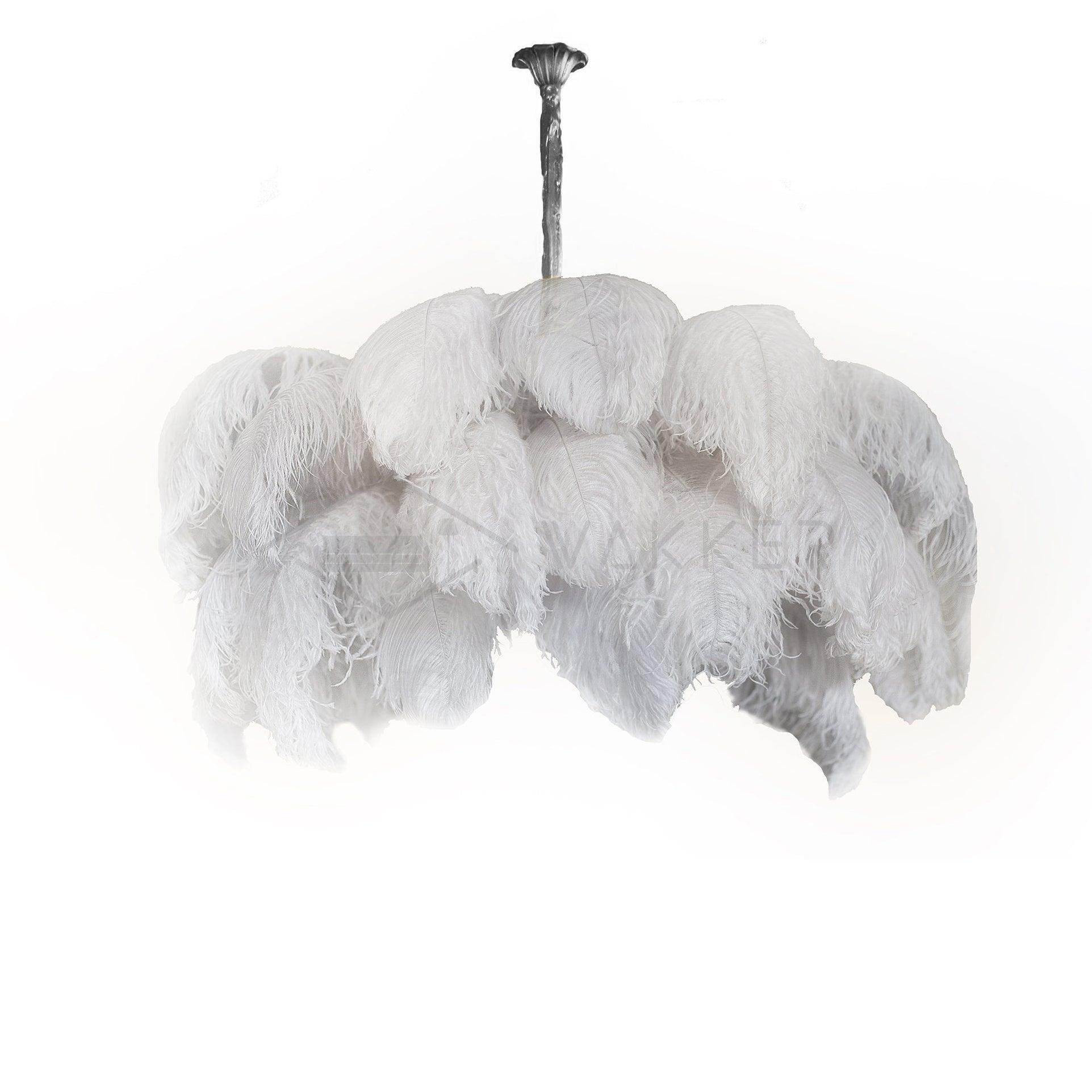 Ostrich Feather Chandelier - Image 44