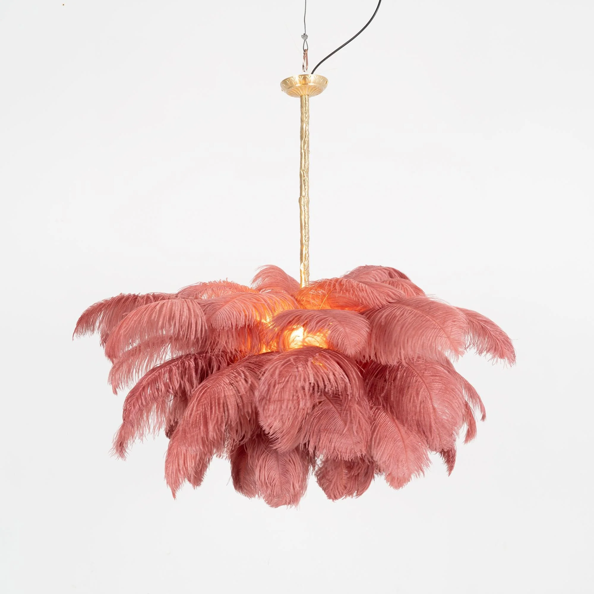 Ostrich Feather Chandelier - Image 49
