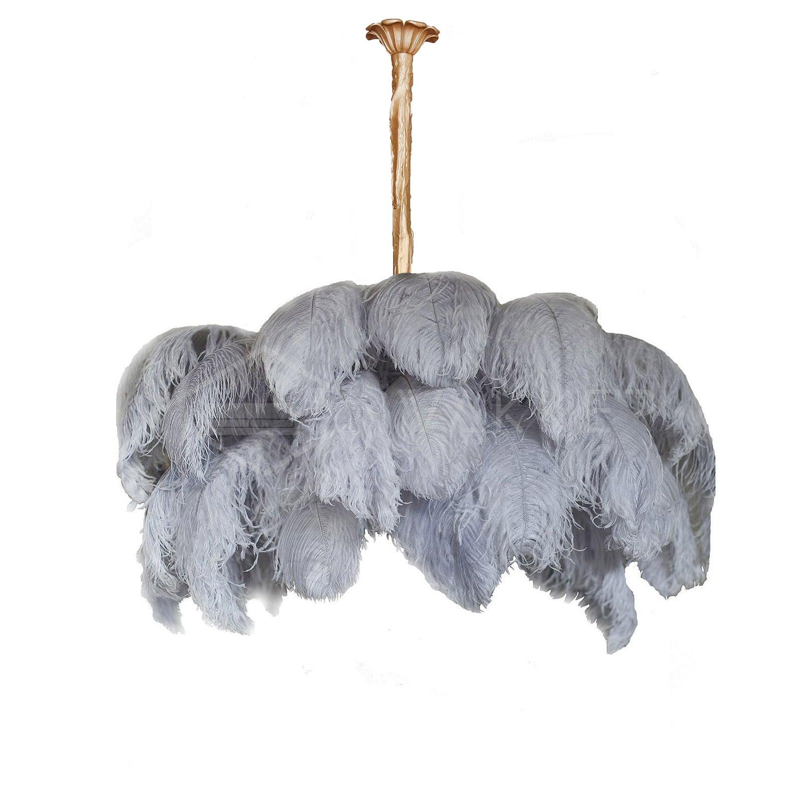 Ostrich Feather Chandelier - Image 58