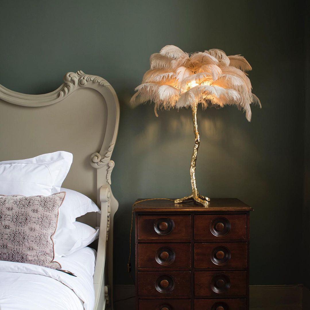 Ostrich Feather Table Lamp - Image 11