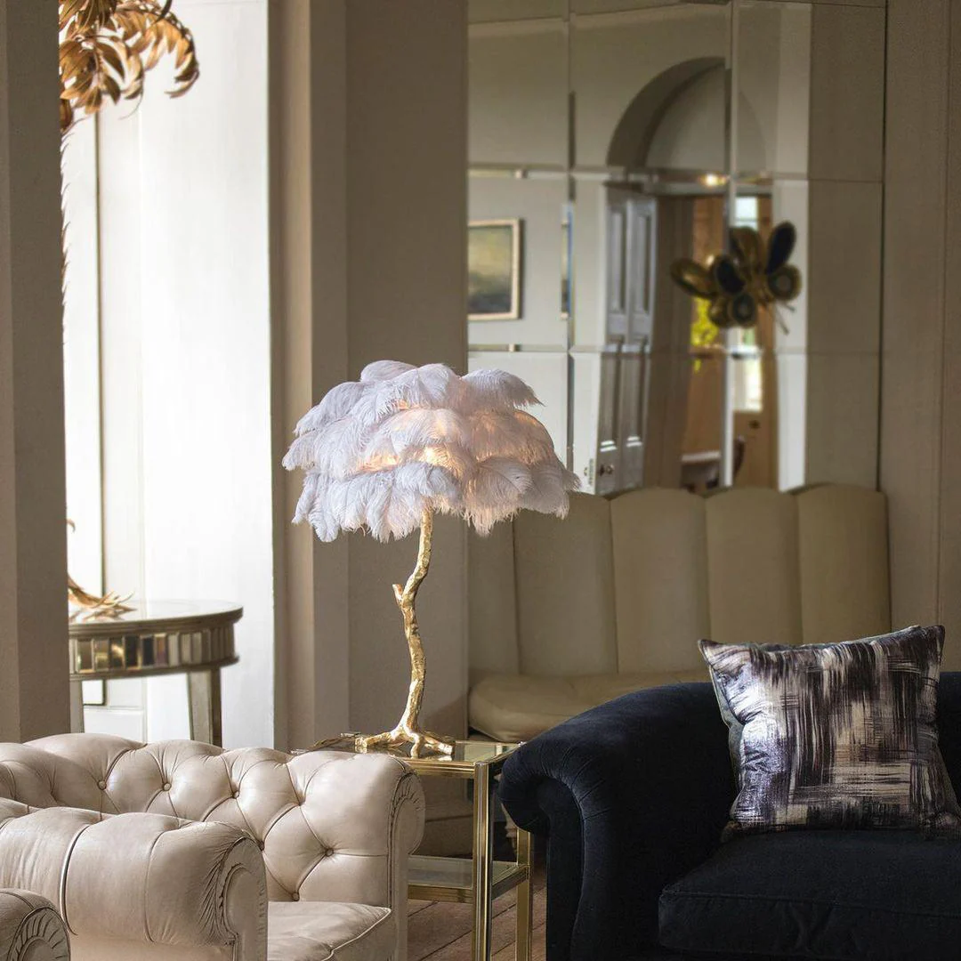 Ostrich Feather Table Lamp - Image 33