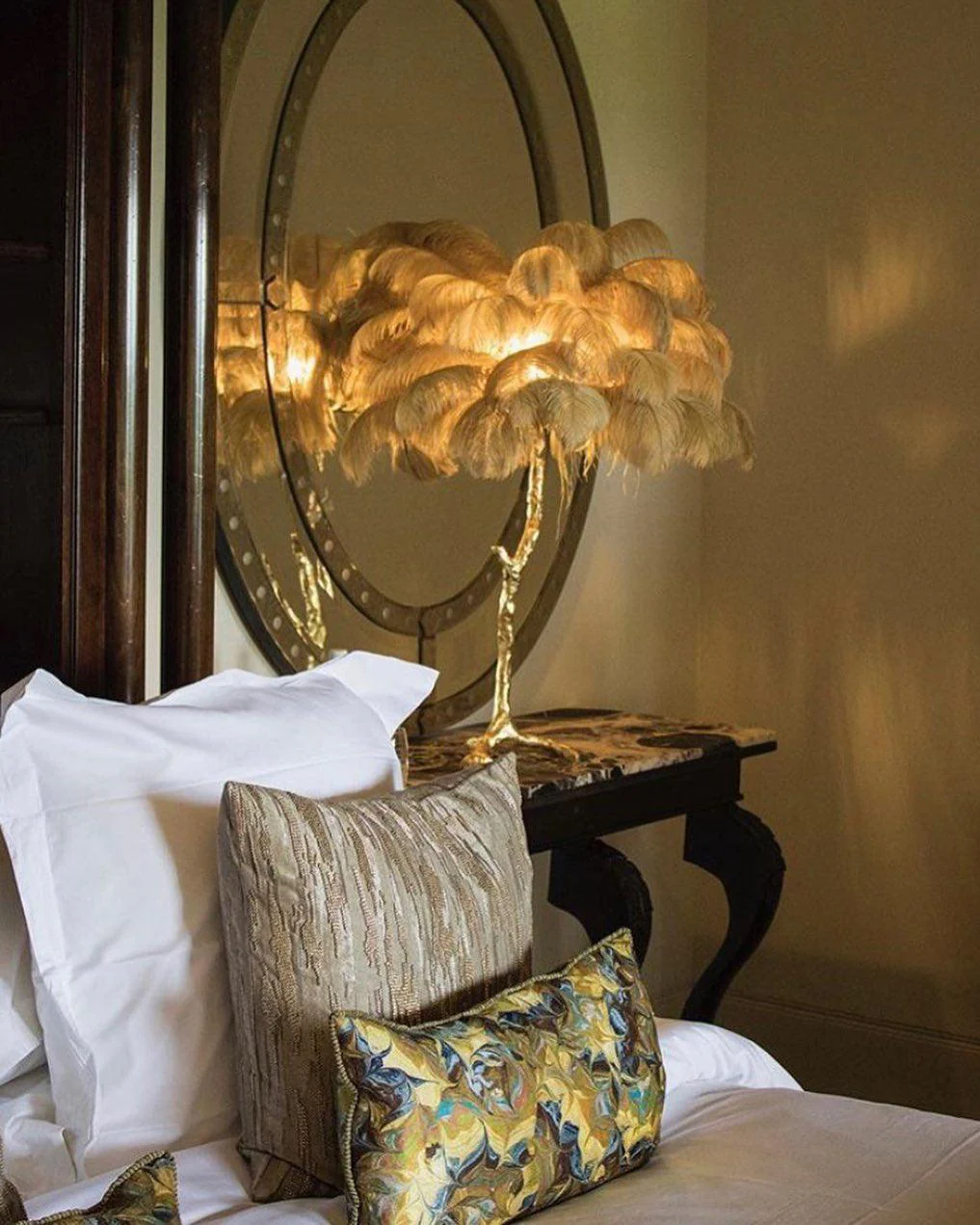 Ostrich Feather Table Lamp - Image 34