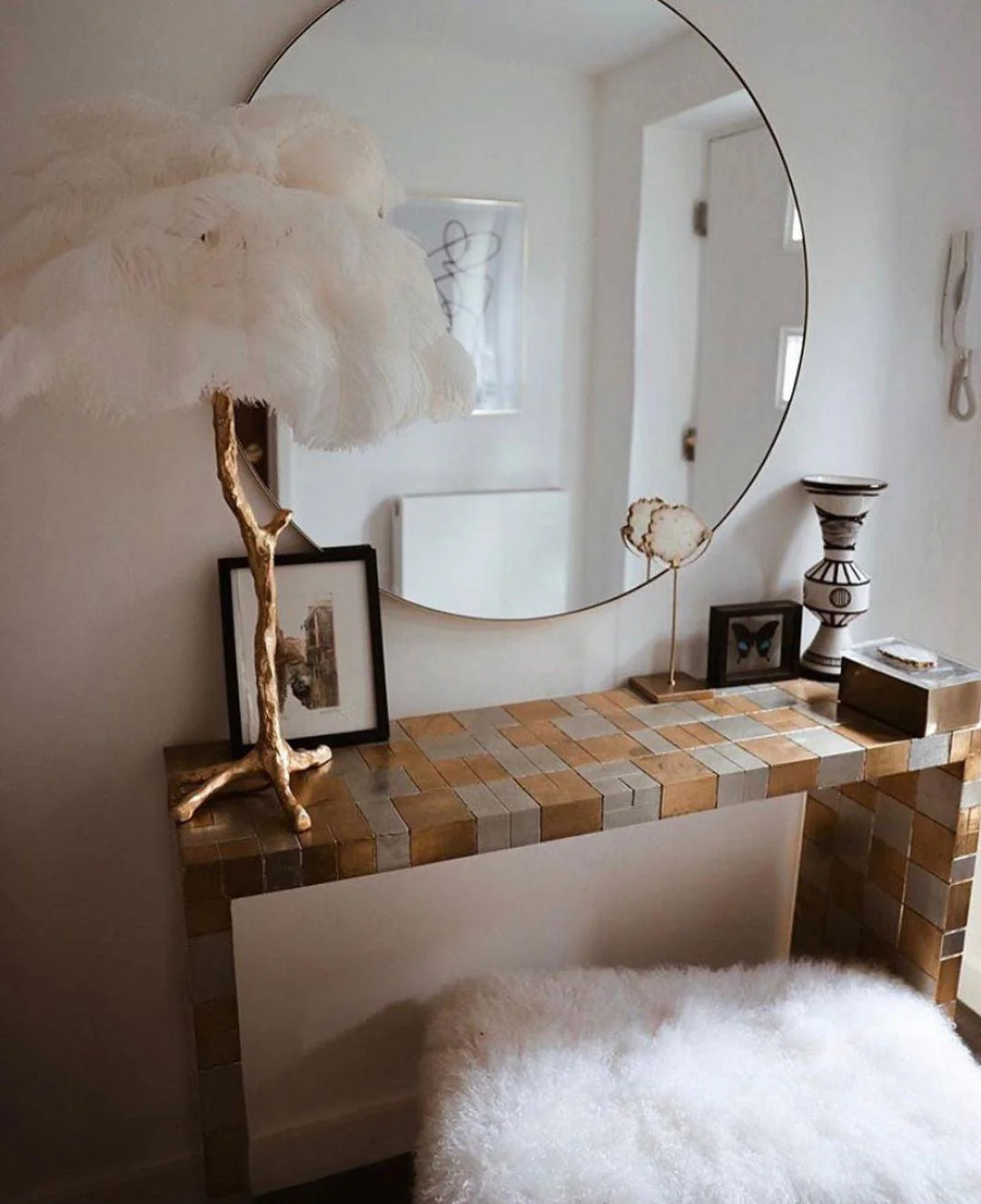 Ostrich Feather Table Lamp - Image 45