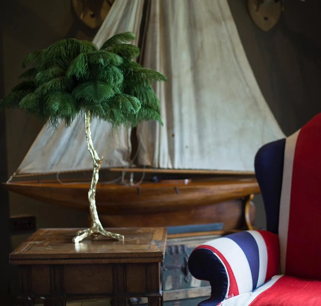 Ostrich Feather Table Lamp - Image 53