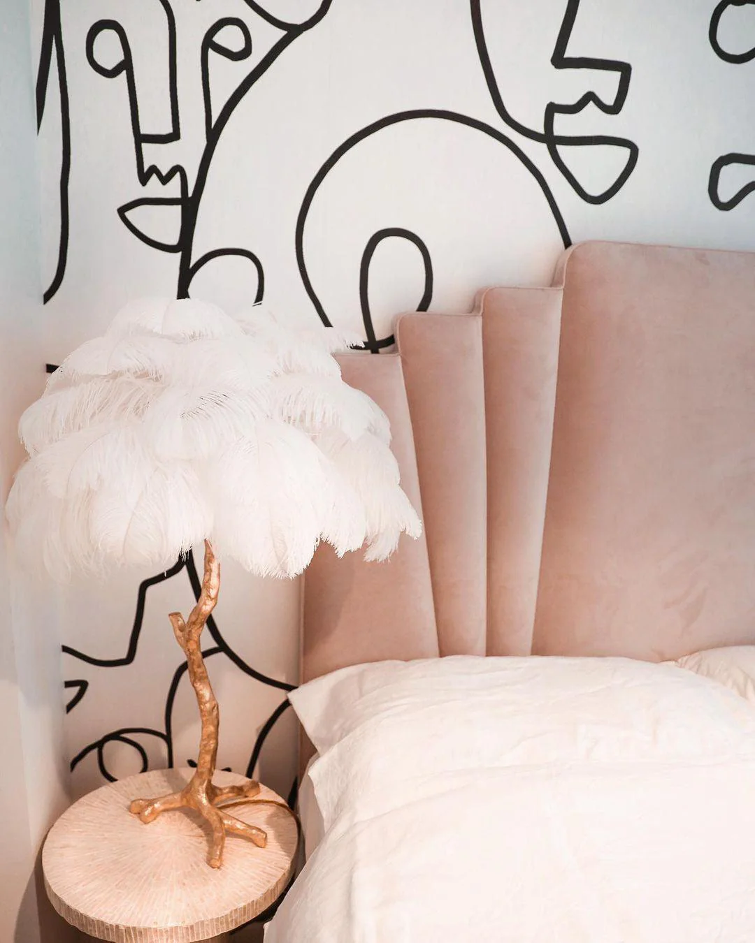 Ostrich Feather Table Lamp - Image 56