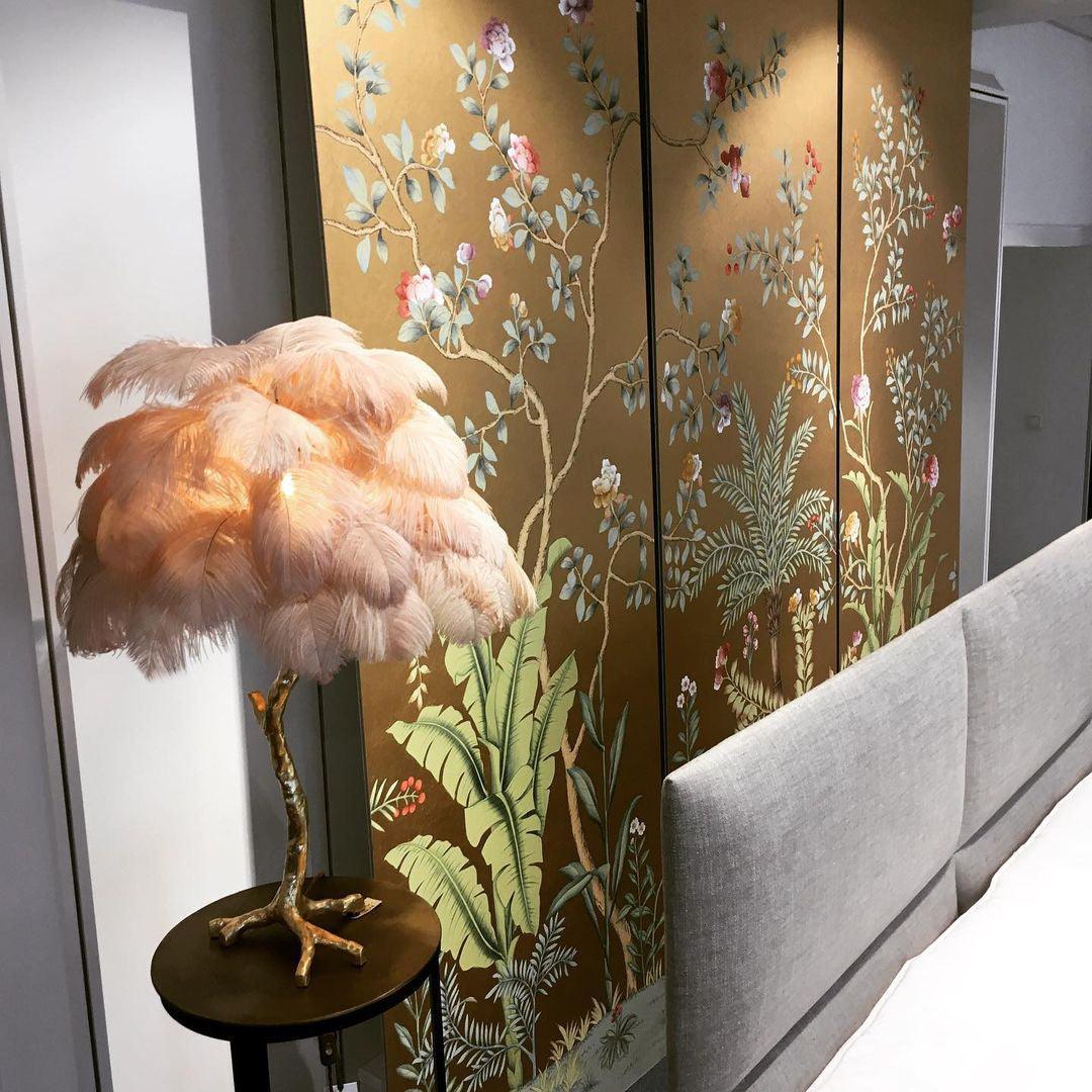 Ostrich Feather Table Lamp - Image 66
