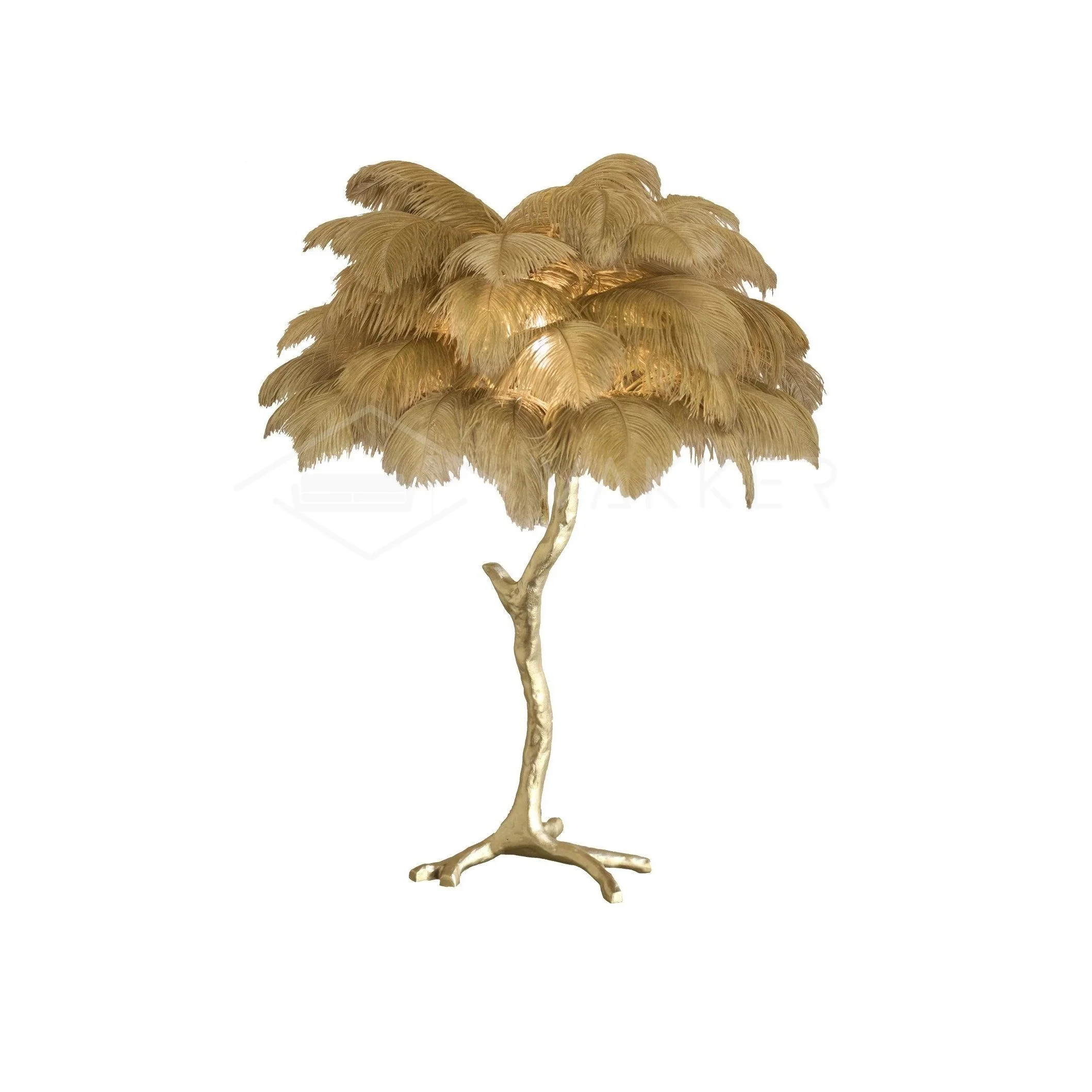 Ostrich Feather Table Lamp - Image 86