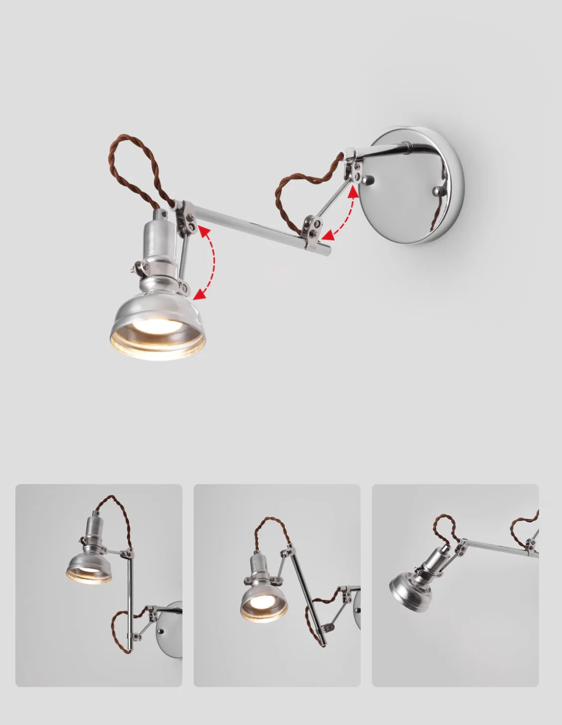 Otto Crane Wall Lamp - Image 11