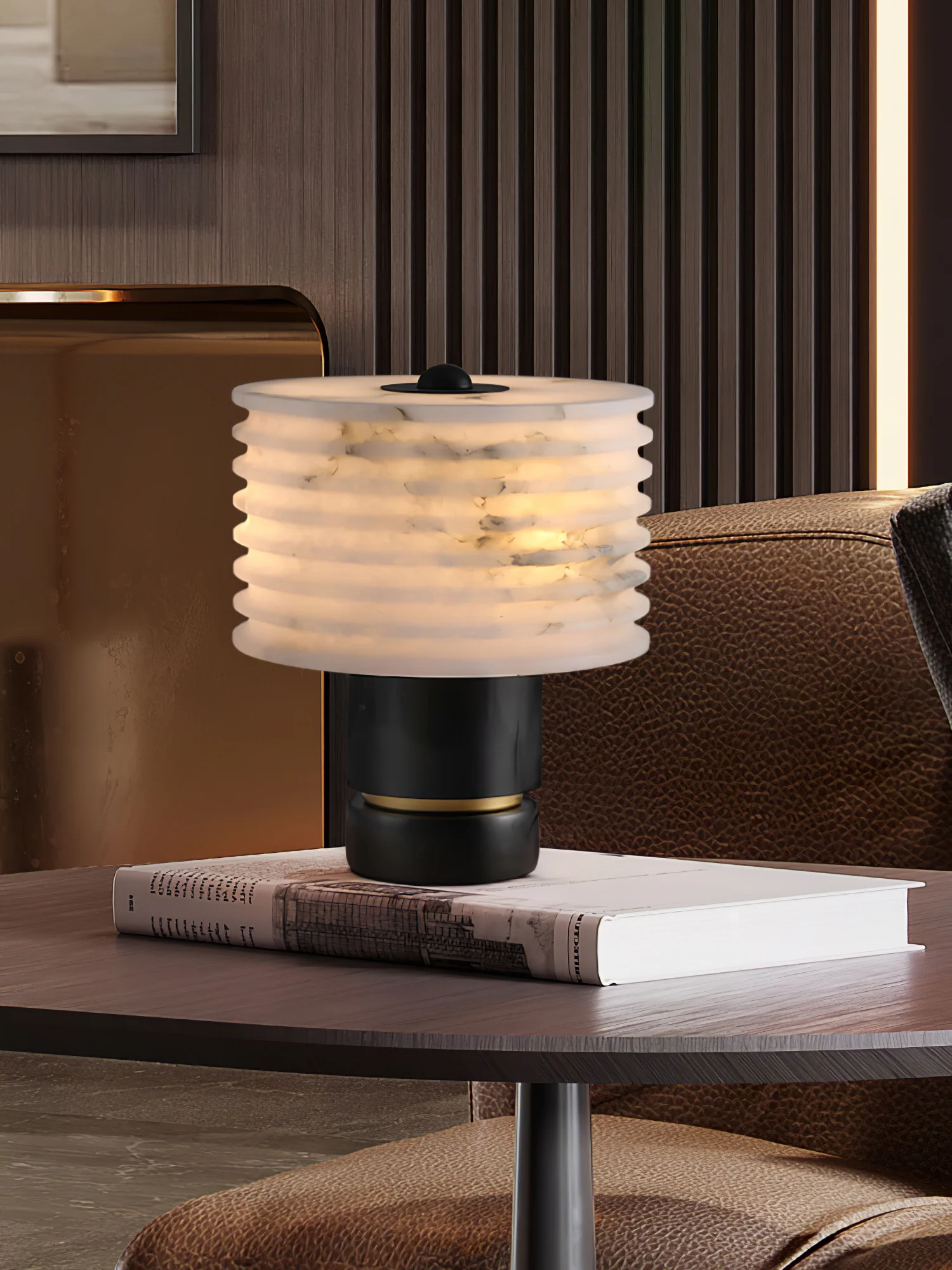 Outela Alabaster Table Lamp - Image 3