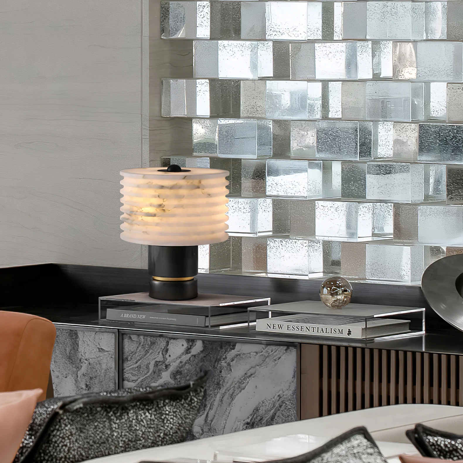 Outela Alabaster Table Lamp - Image 30