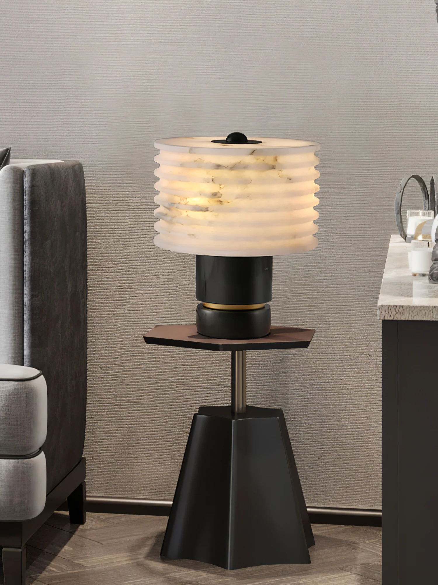Outela Alabaster Table Lamp - Image 4