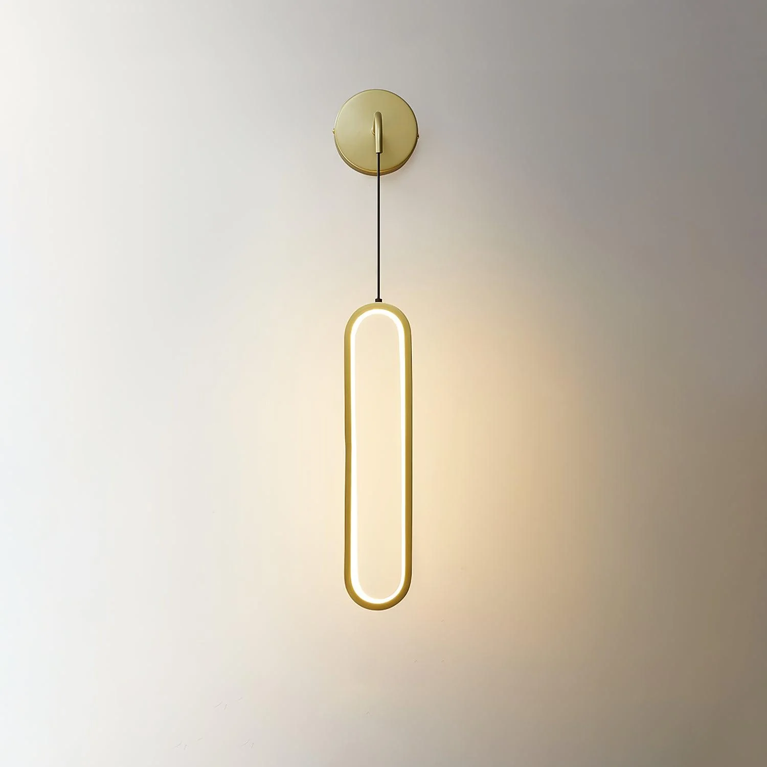 Oval LED Brass Wall Lamp - Image 20