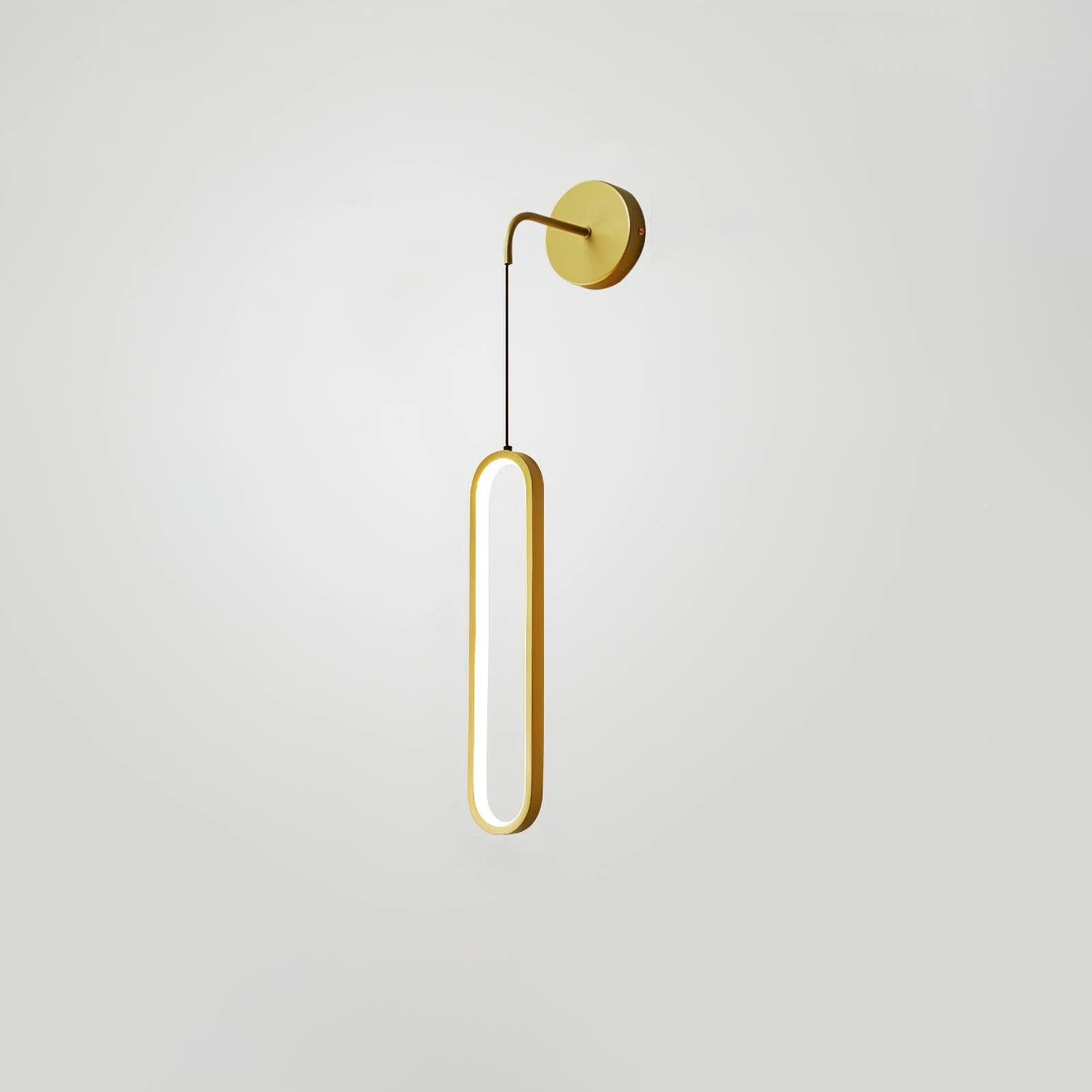 Oval LED Brass Wall Lamp - Image 23