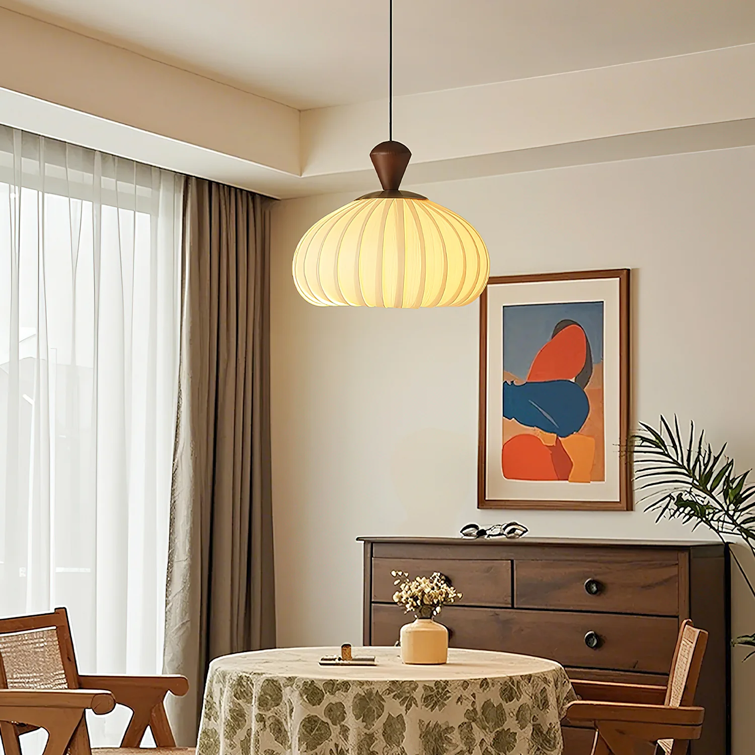 Ovola Pleated Pendant Light - Image 2