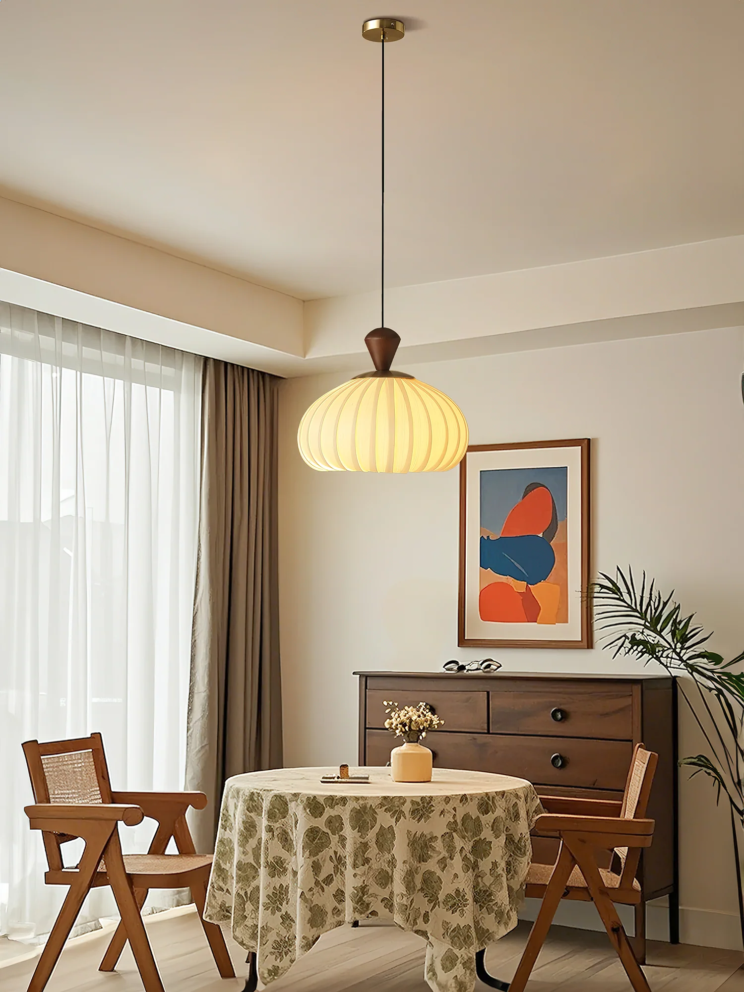 Ovola Pleated Pendant Light - Image 5