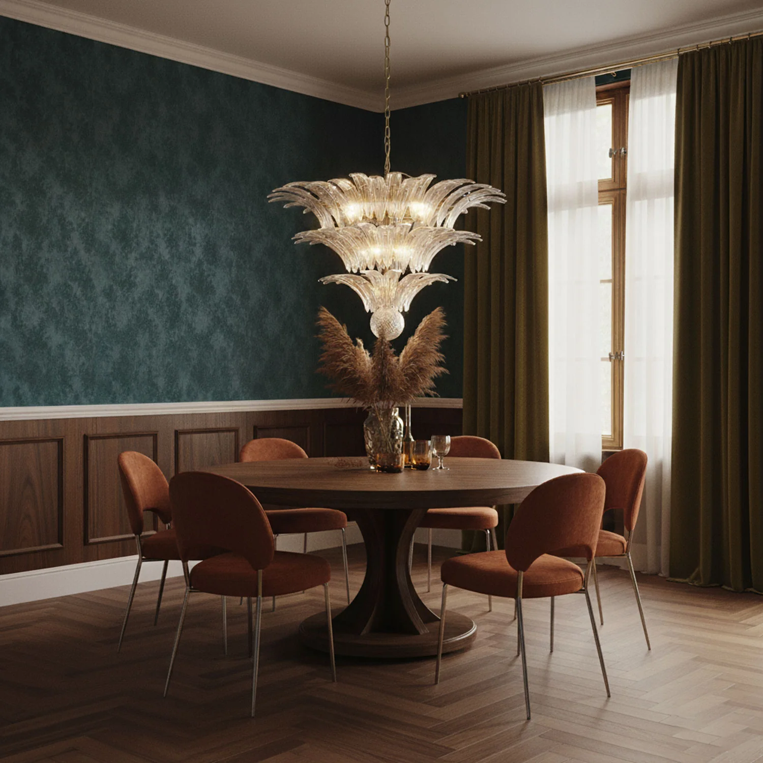 Palm Grove Murano Chandelier - Image 14