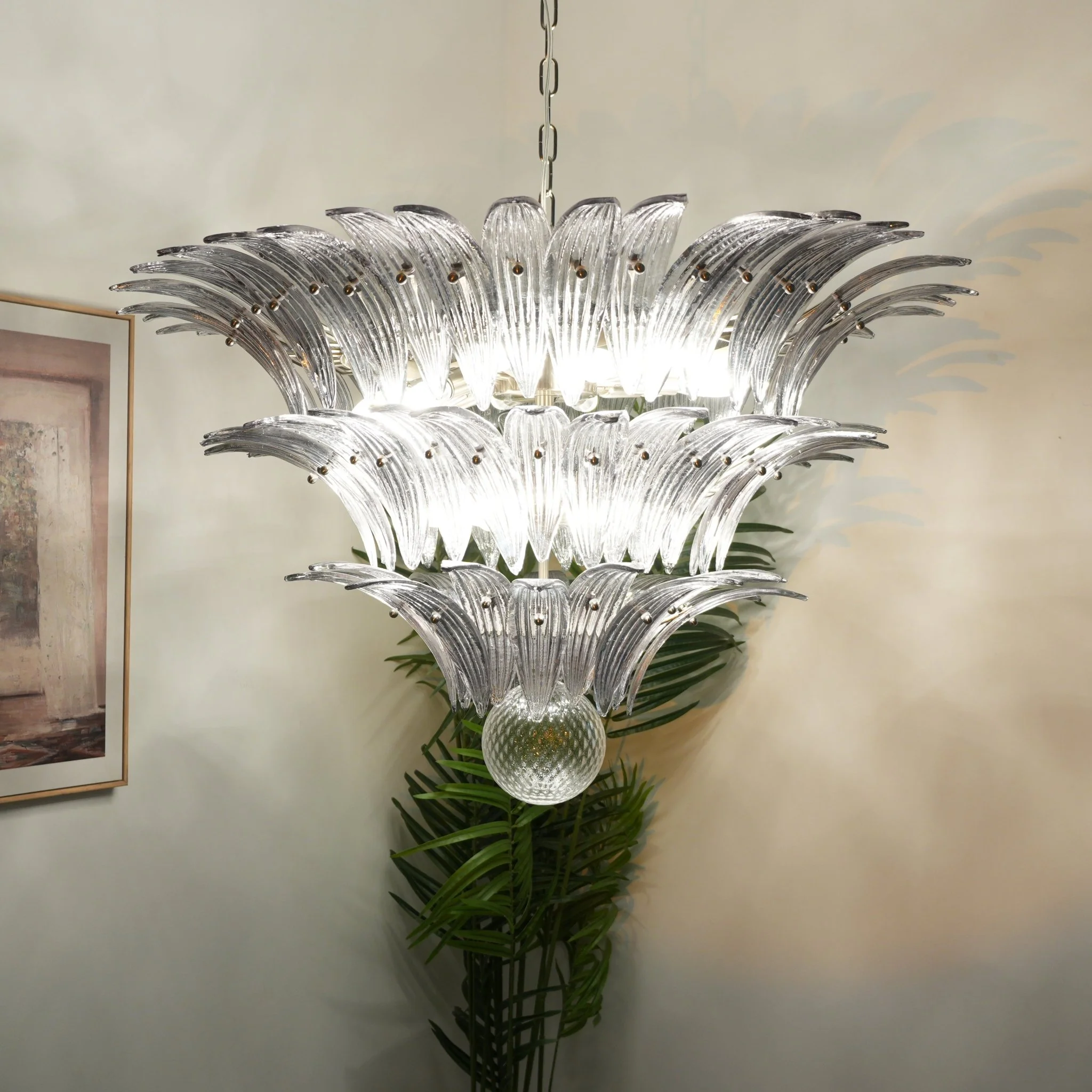Palm Grove Murano Chandelier - Image 19