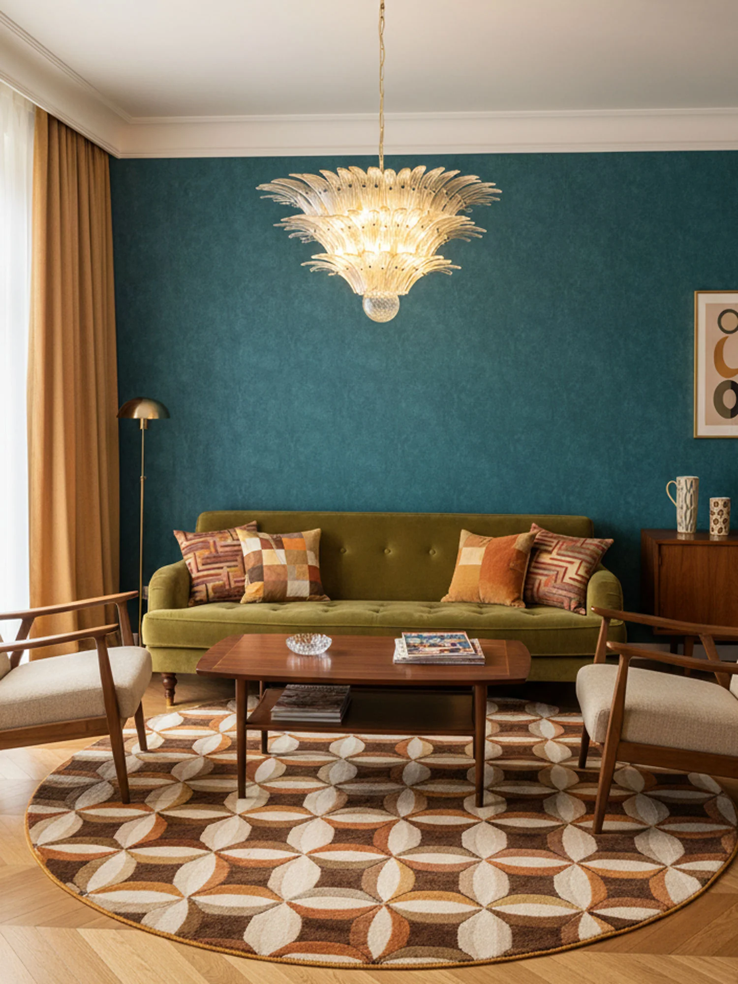 Palm Grove Murano Chandelier - Image 3