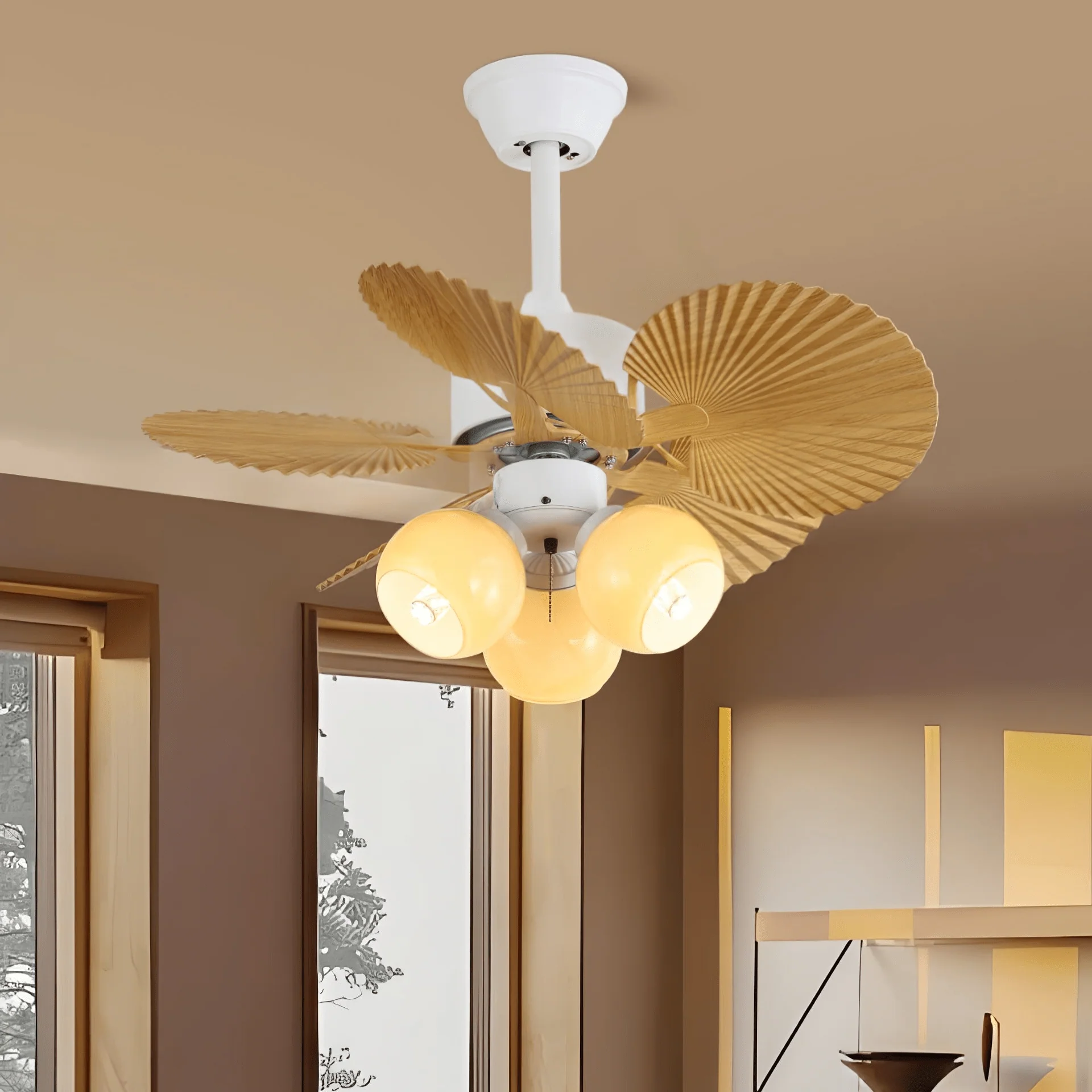 Palmera Bloom Ceiling Fan Light - Image 3