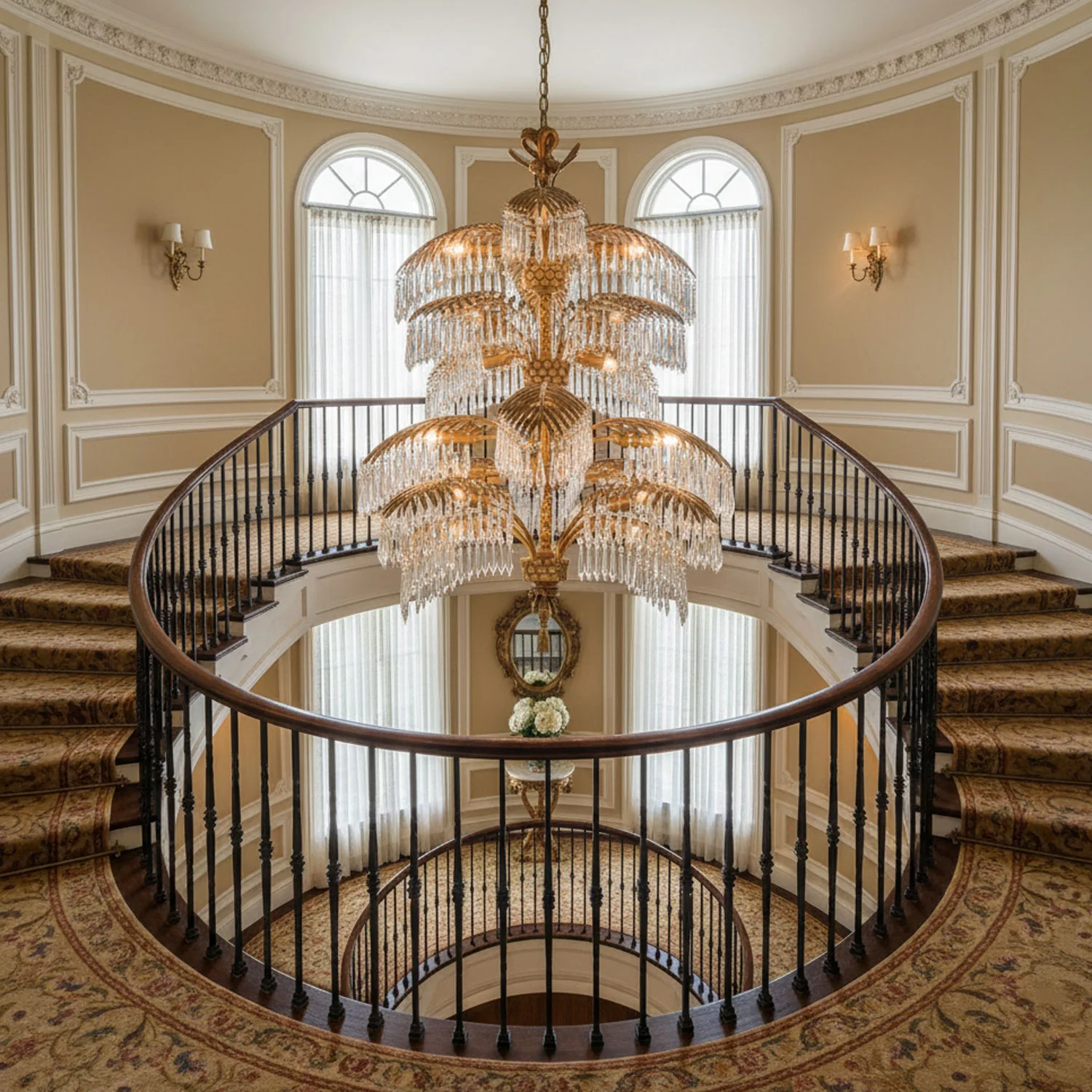 Palmera Brass Chandelier - Image 2
