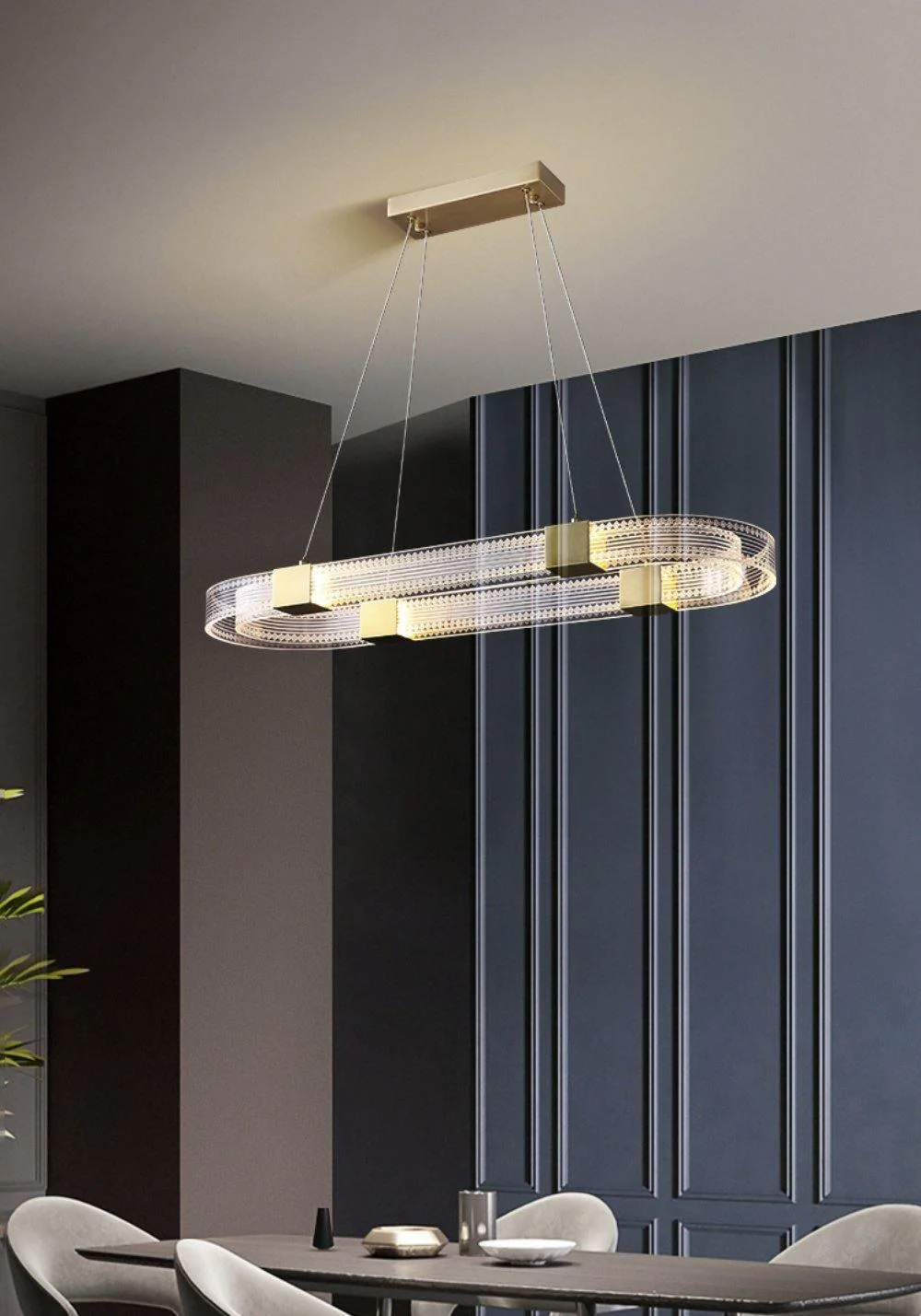Parallel Ring LED Chandelier - Image 14