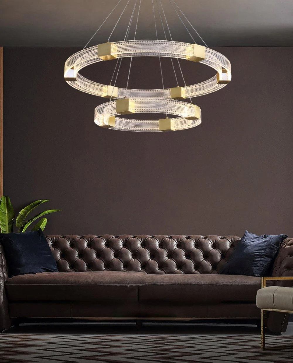 Parallel Ring LED Chandelier - Image 21