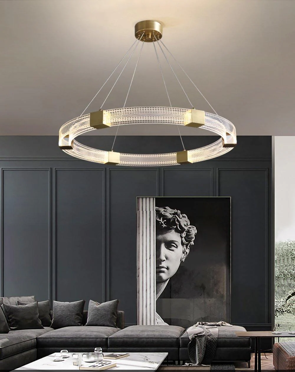 Parallel Ring LED Chandelier - Image 27