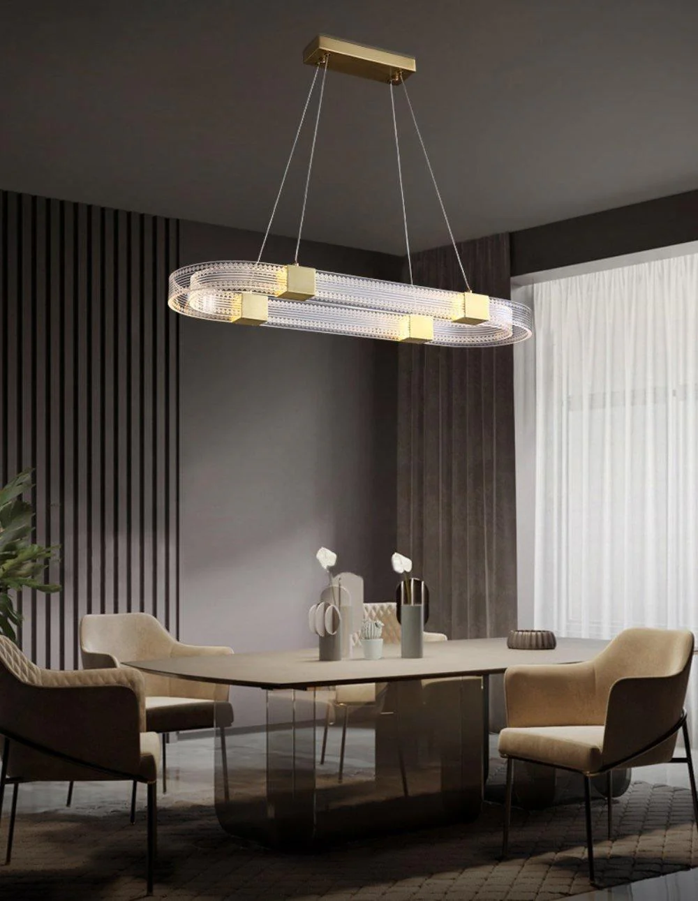 Parallel Ring LED Chandelier - Image 39