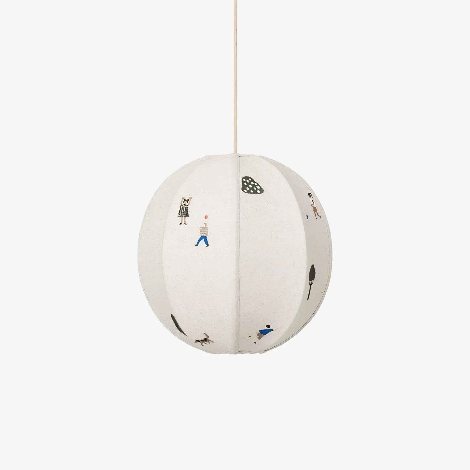 Park Embroidered Textile Pendant Lamp - Image 39