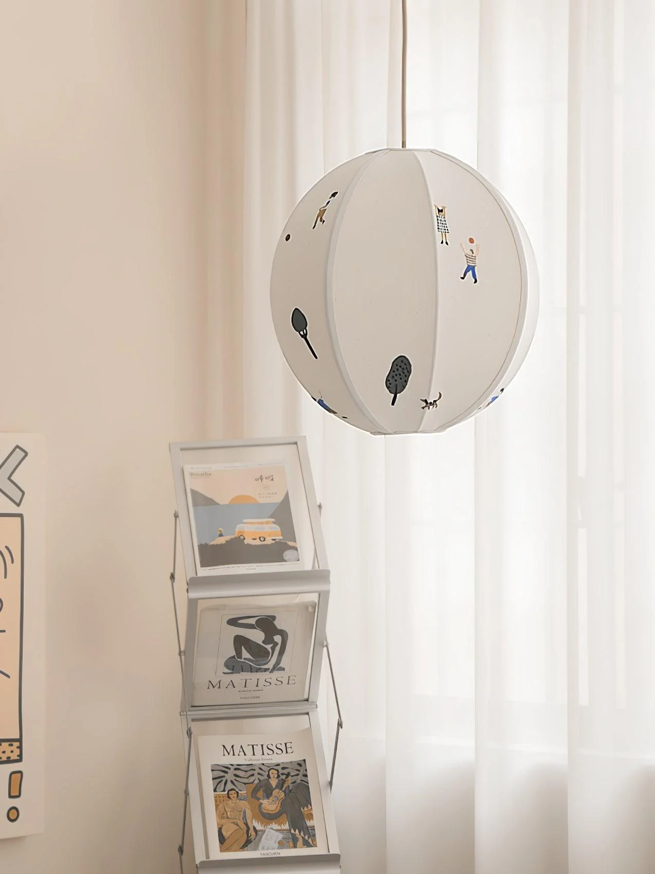 Park Embroidered Textile Pendant Lamp - Image 32