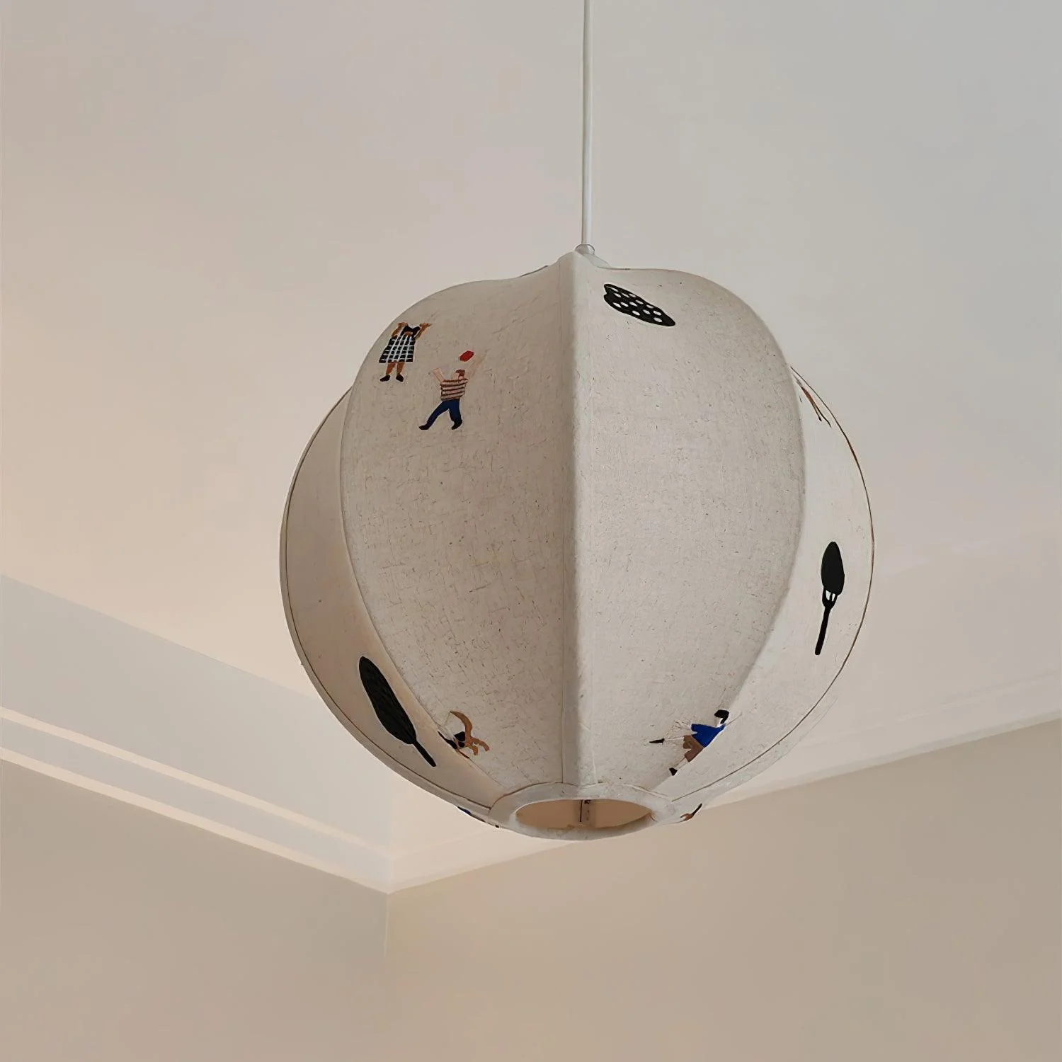 Park Embroidered Textile Pendant Lamp - Image 34