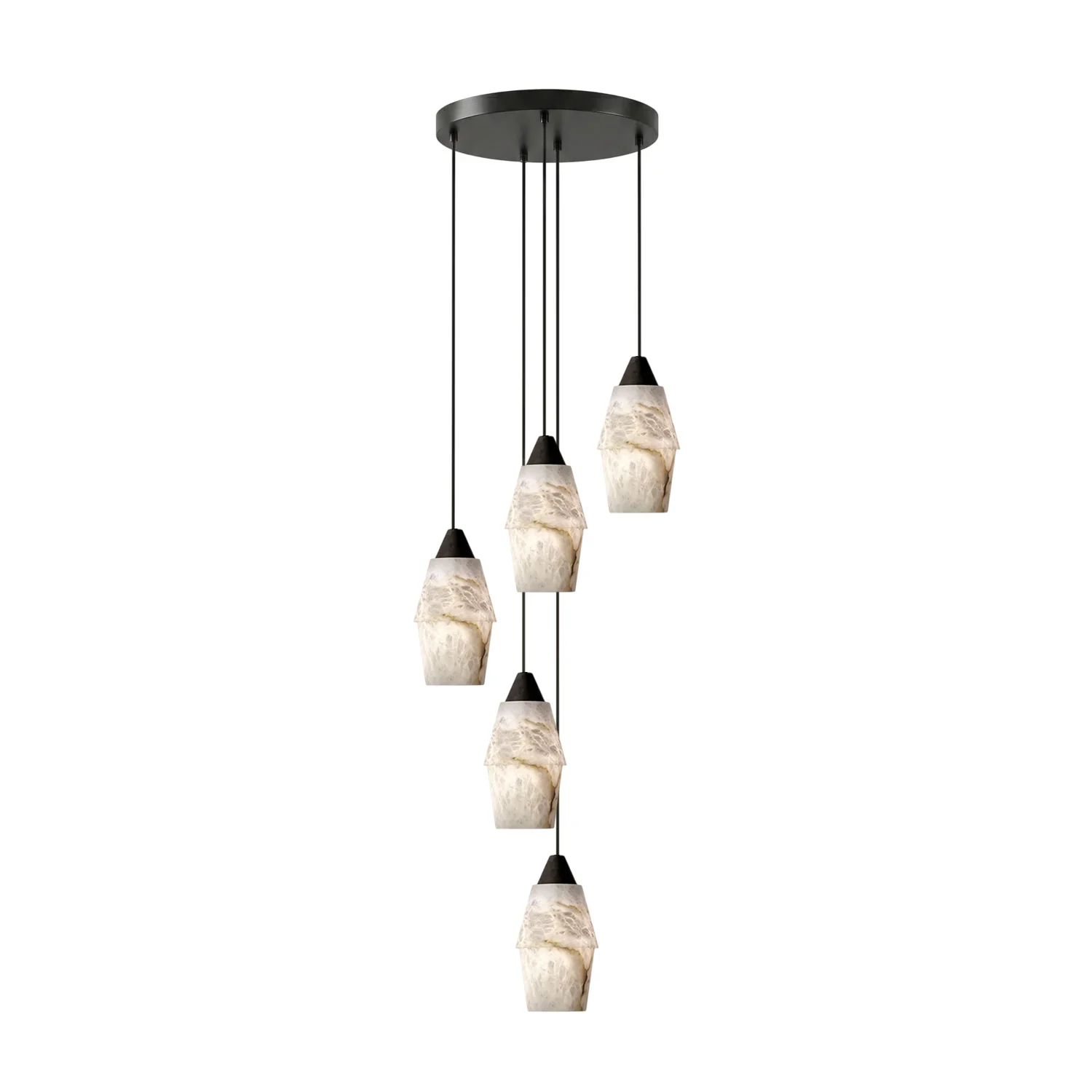 Pavilion Alabaster Cluster Chandelier - Image 10