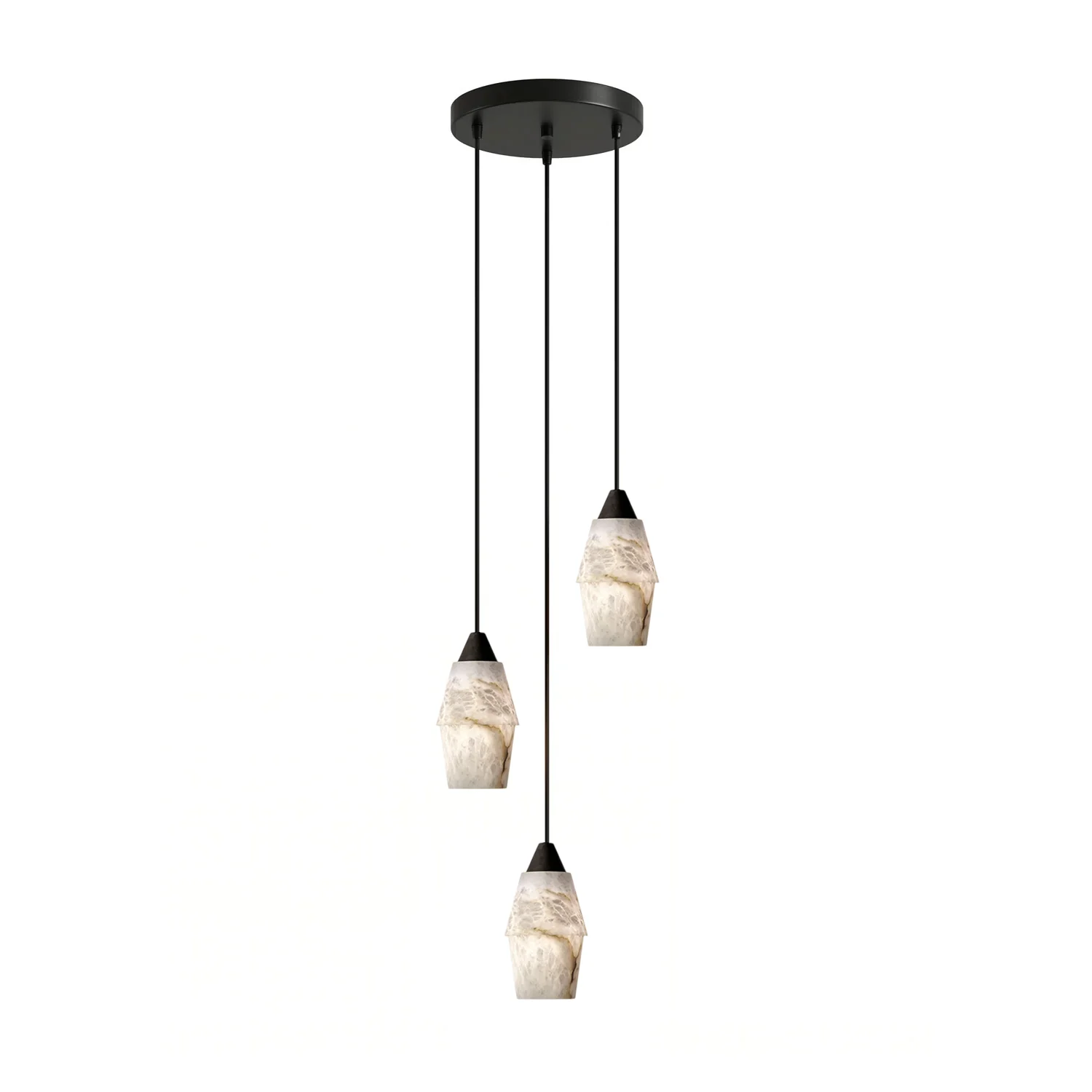 Pavilion Alabaster Cluster Chandelier - Image 9