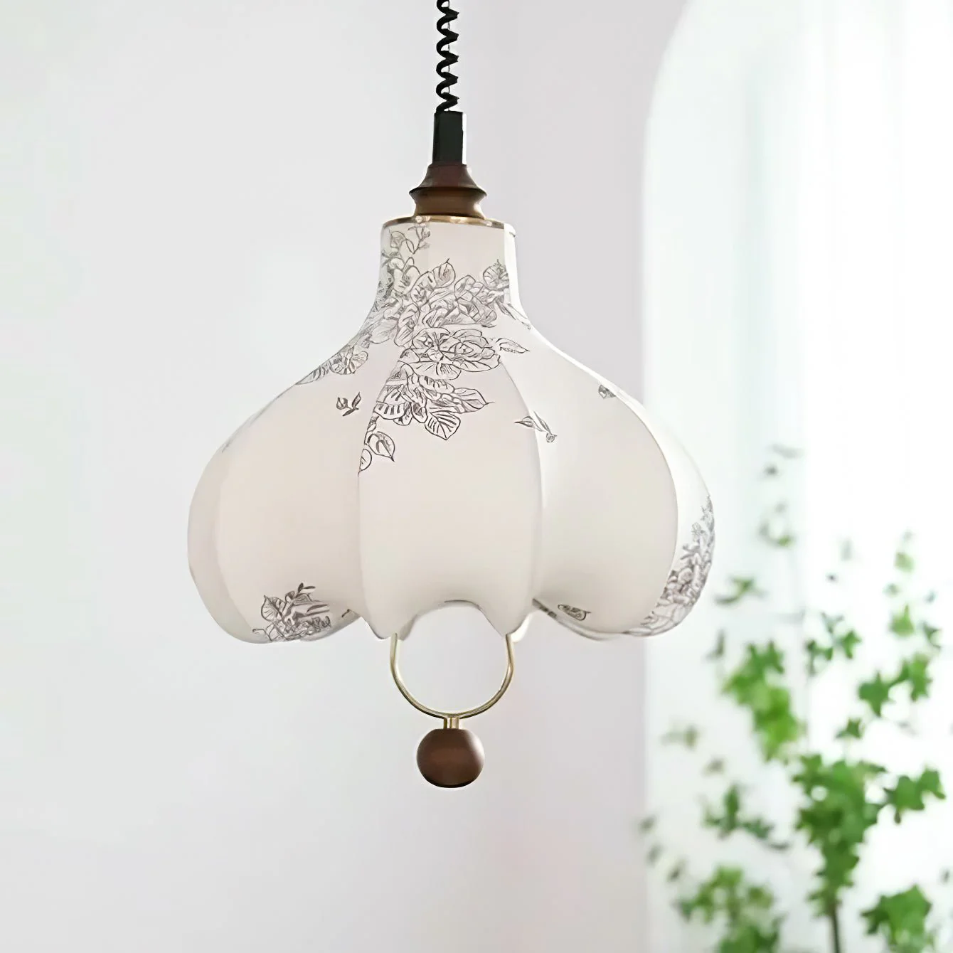Pear Fabric Pendant Lamp - Image 11