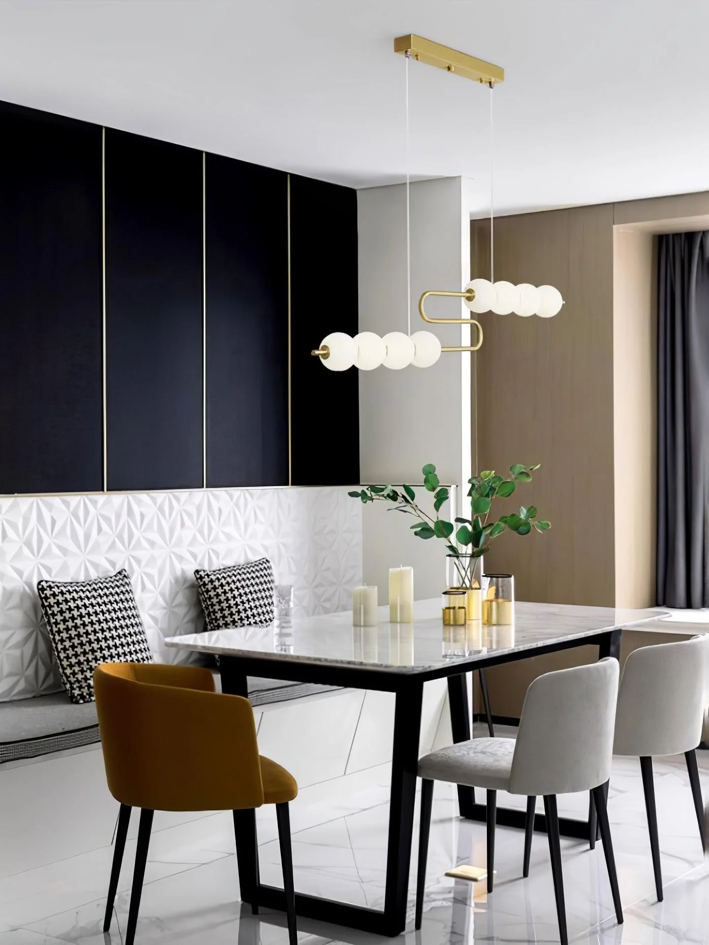 Pearl Chain Pendant Lamp - Image 10
