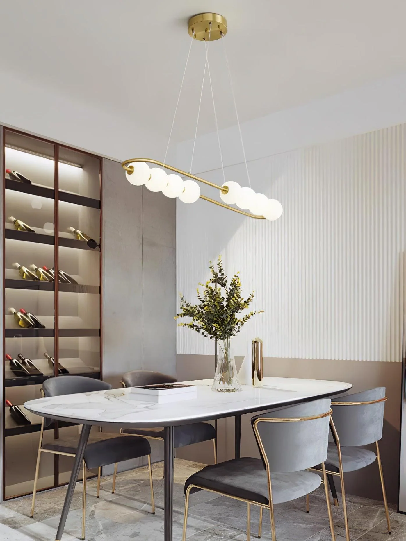 Pearl Chain Pendant Lamp - Image 11