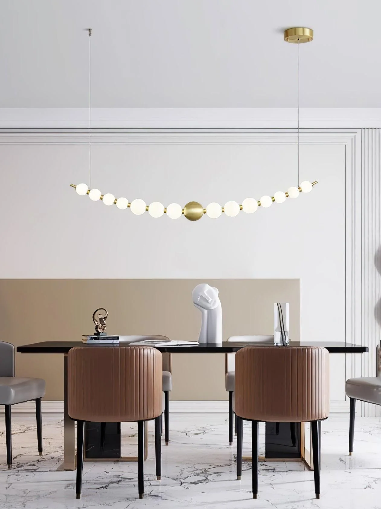Pearl Chain Pendant Lamp - Image 12
