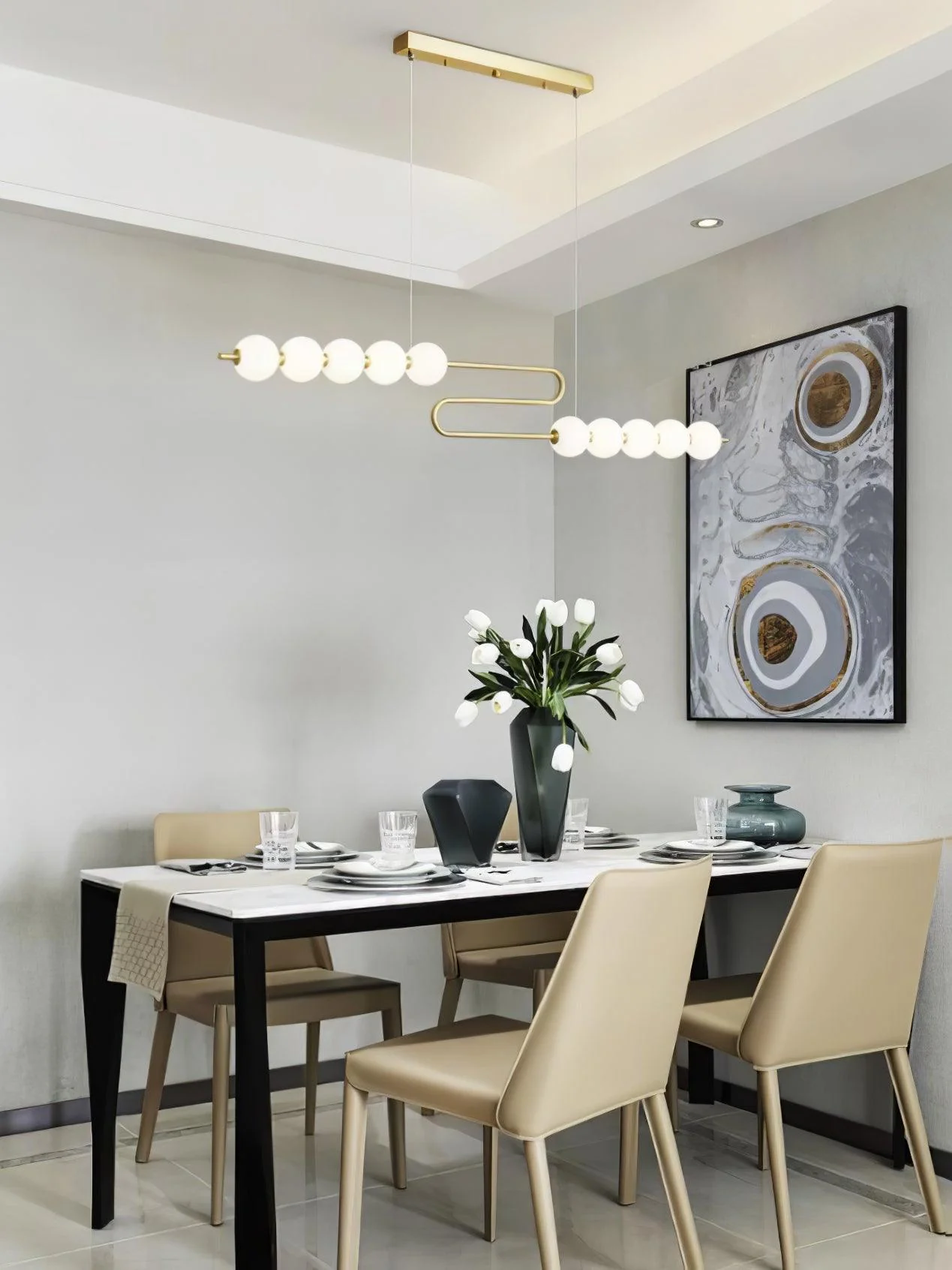 Pearl Chain Pendant Lamp - Image 14