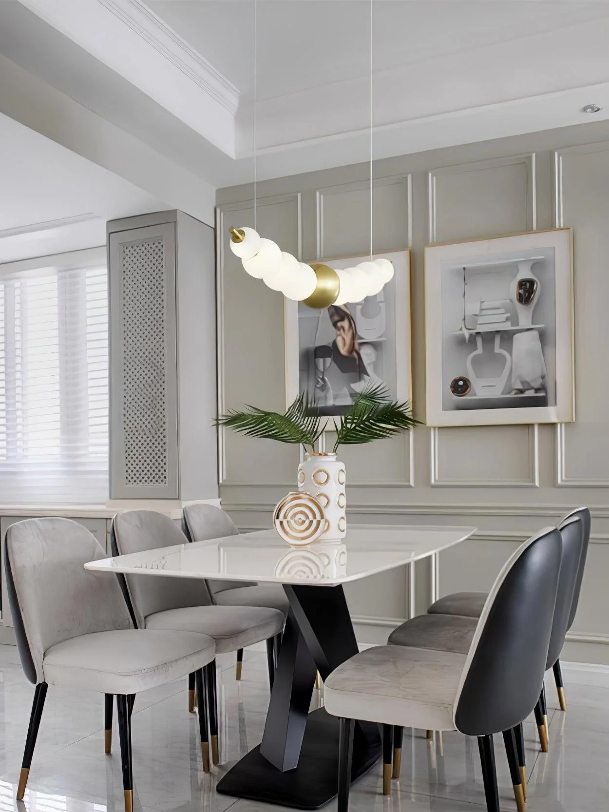 Pearl Chain Pendant Lamp - Image 17