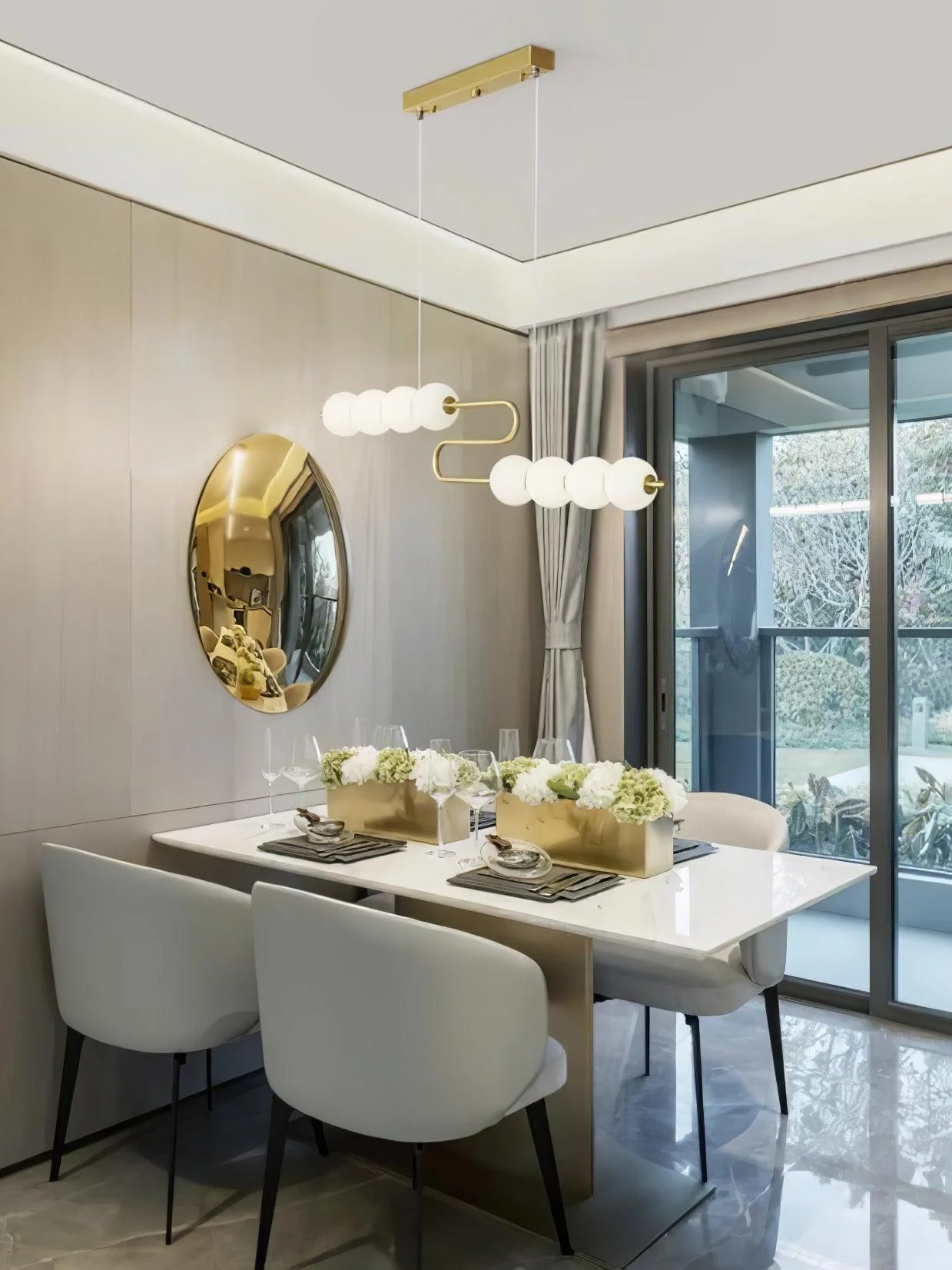 Pearl Chain Pendant Lamp - Image 19