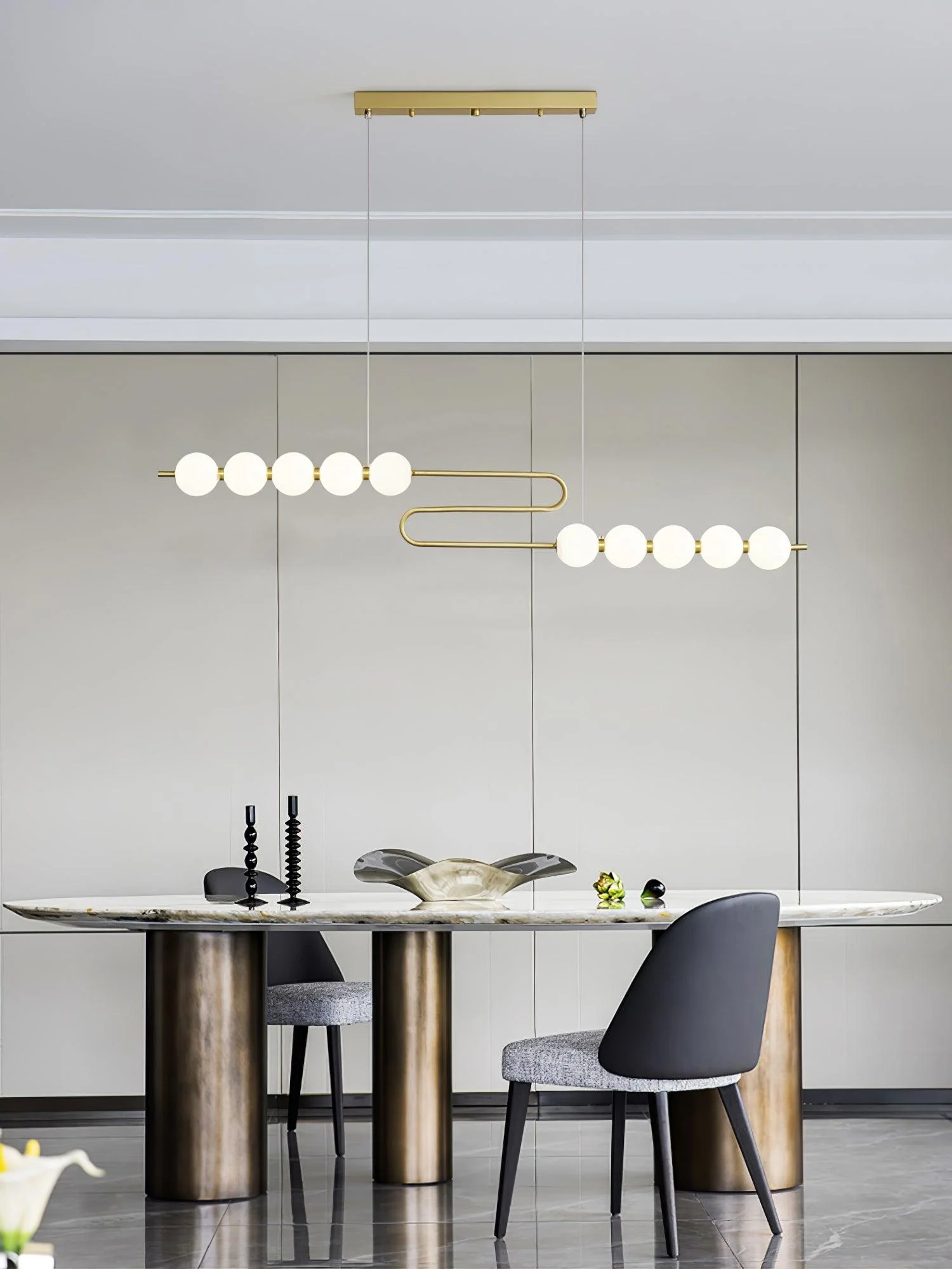 Pearl Chain Pendant Lamp - Image 3