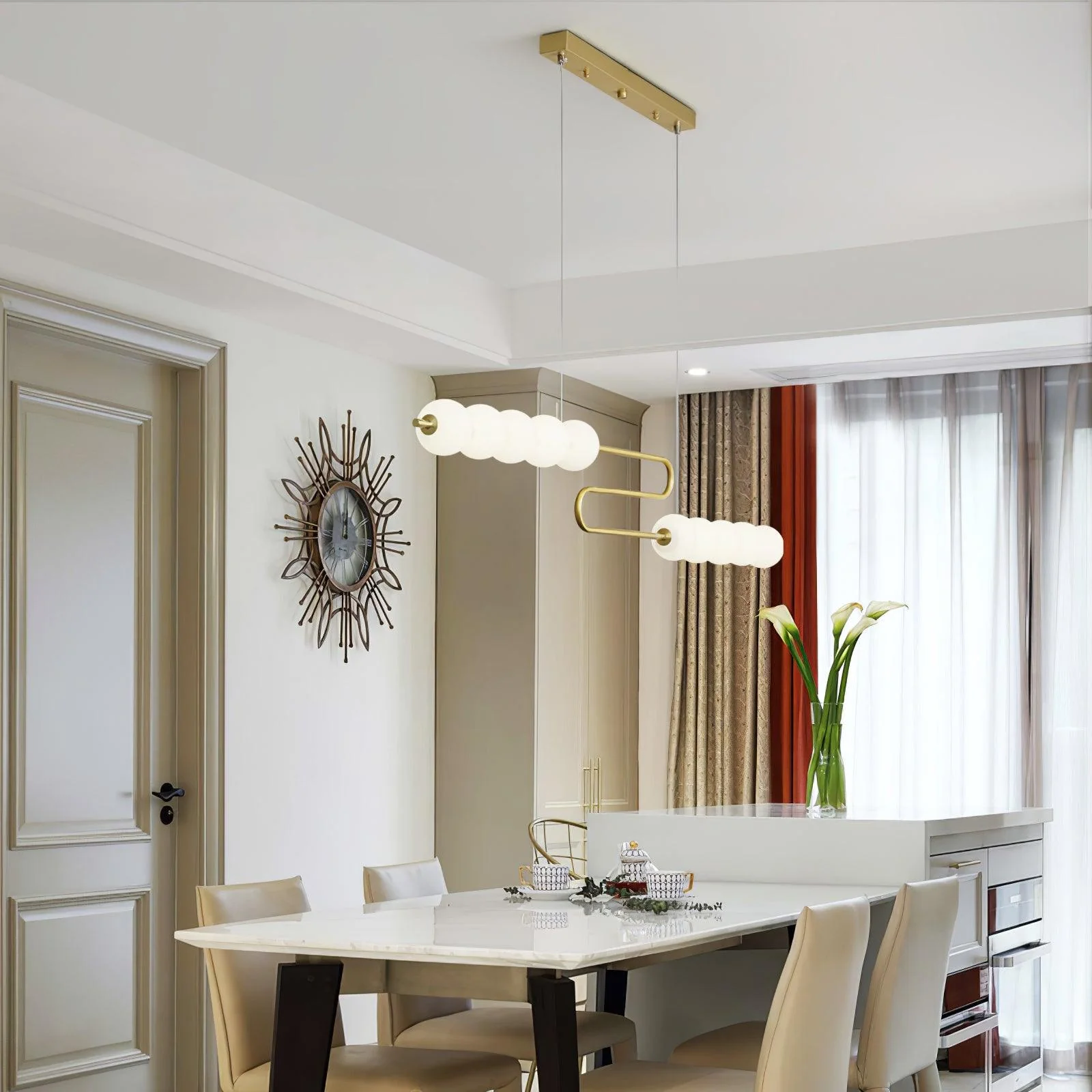 Pearl Chain Pendant Lamp - Image 7