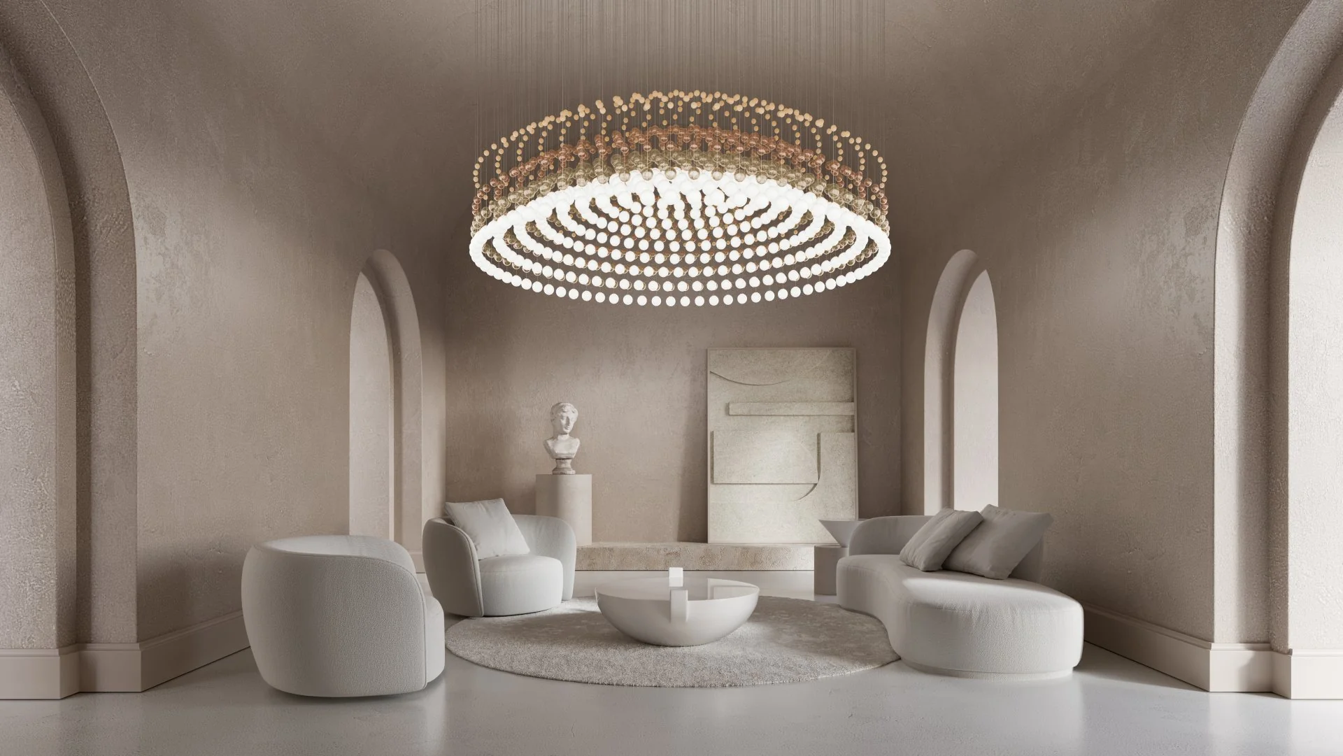 Pearl Curtain Customize Chandelier - Image 17