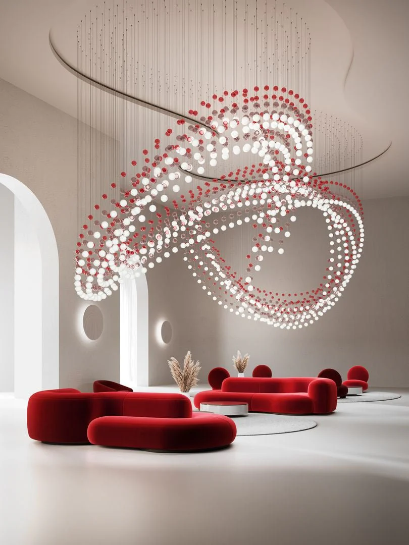 Pearl Curtain Customize Chandelier - Image 28