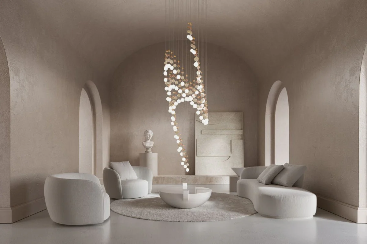 Pearl Curtain Customize Chandelier - Image 44