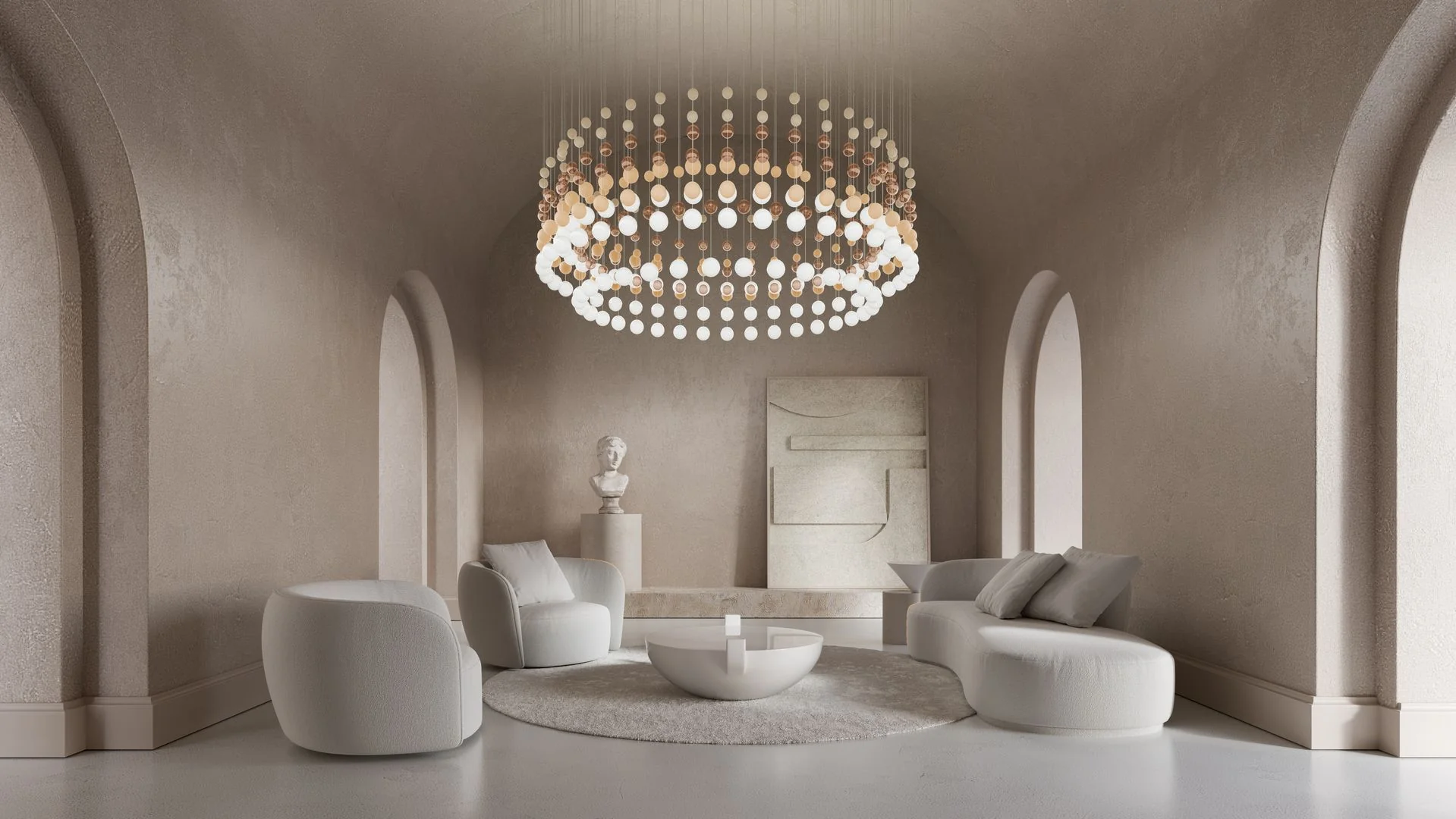 Pearl Curtain Customize Chandelier - Image 48